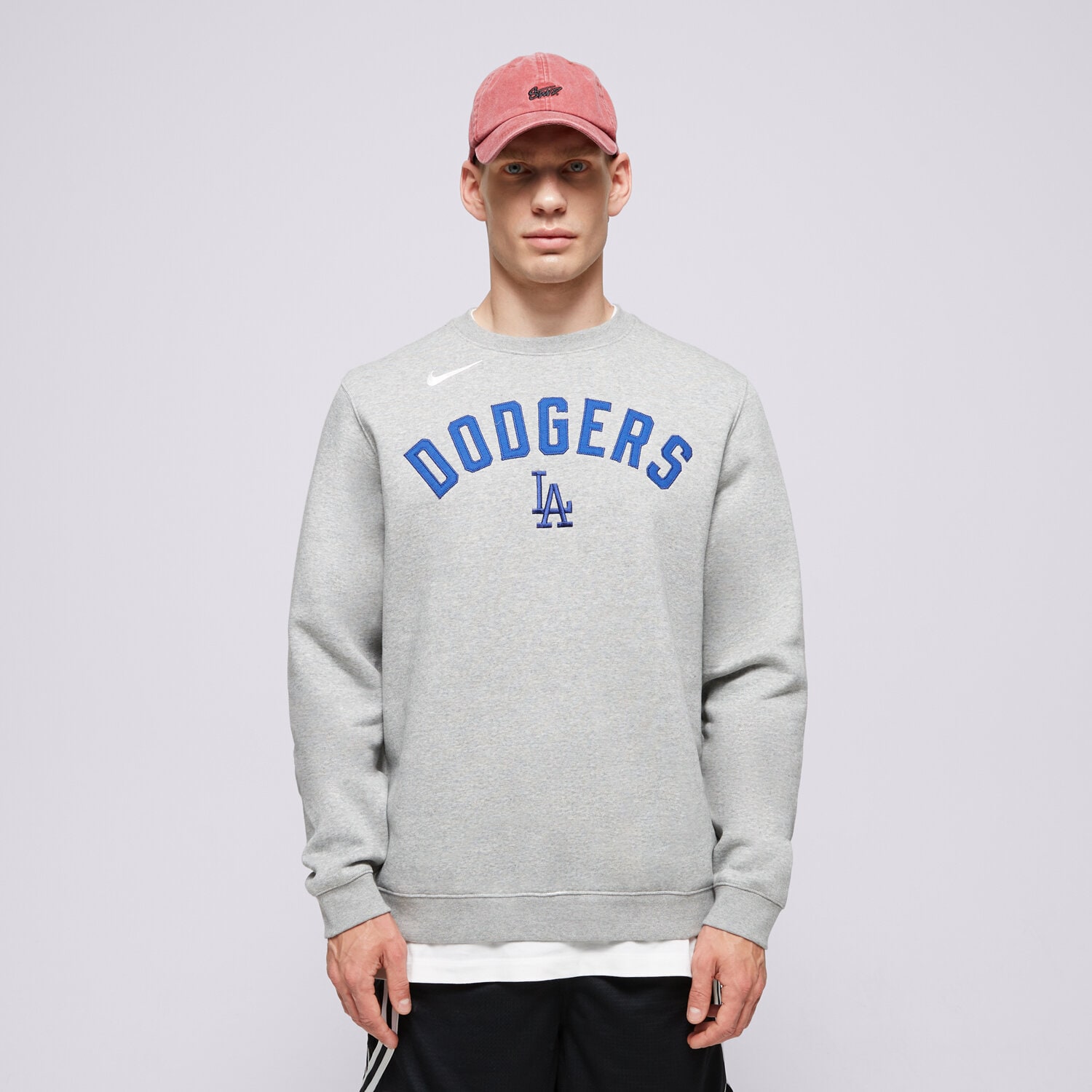 Muške dukserice NIKE VESTA MLB ANGELES DODGERS LOS NKPU-010P-LD-N9P siva