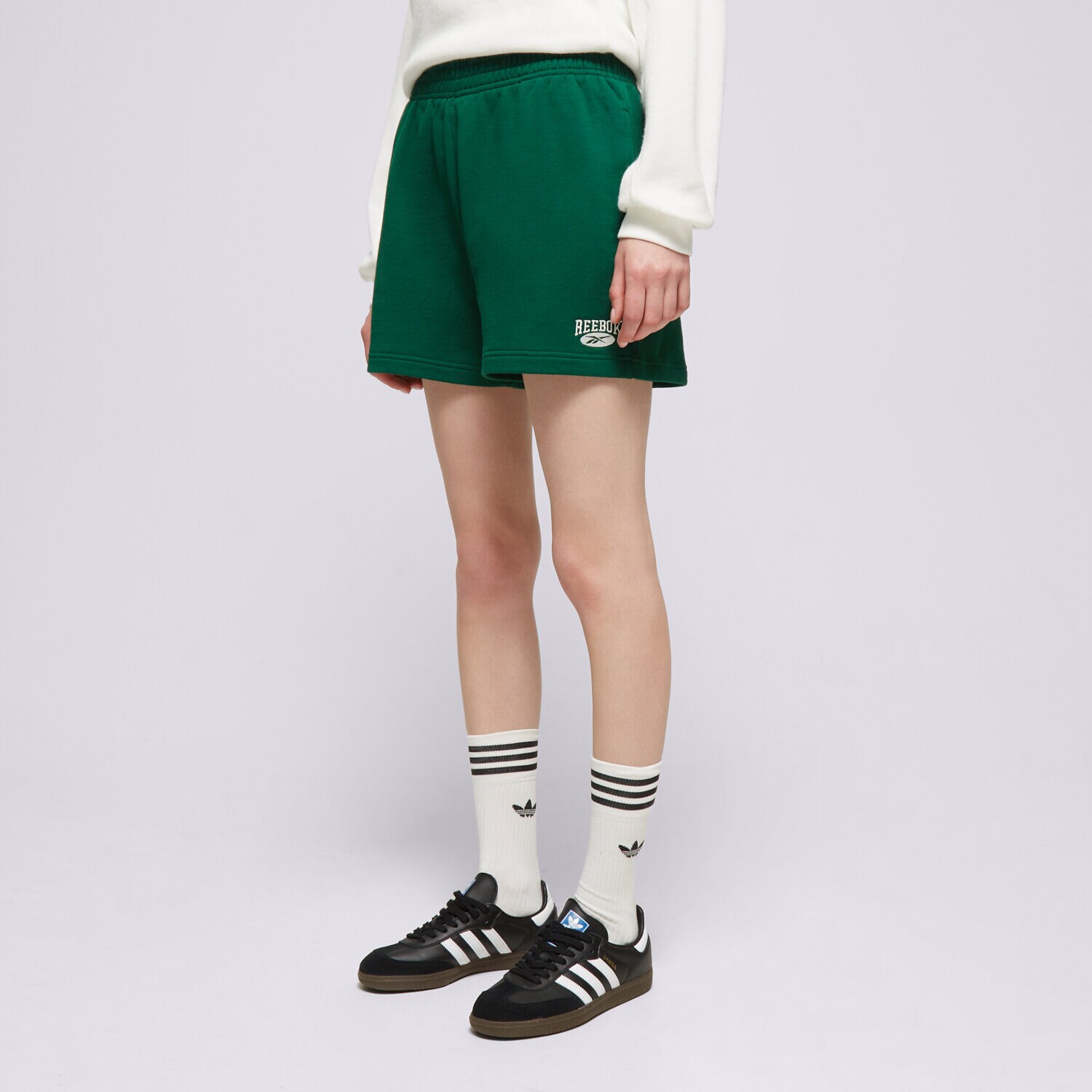 Ženske kratke hlače REEBOK KRATKE HLAČE CL AE SM LOGO SHORT 100076254 zelena