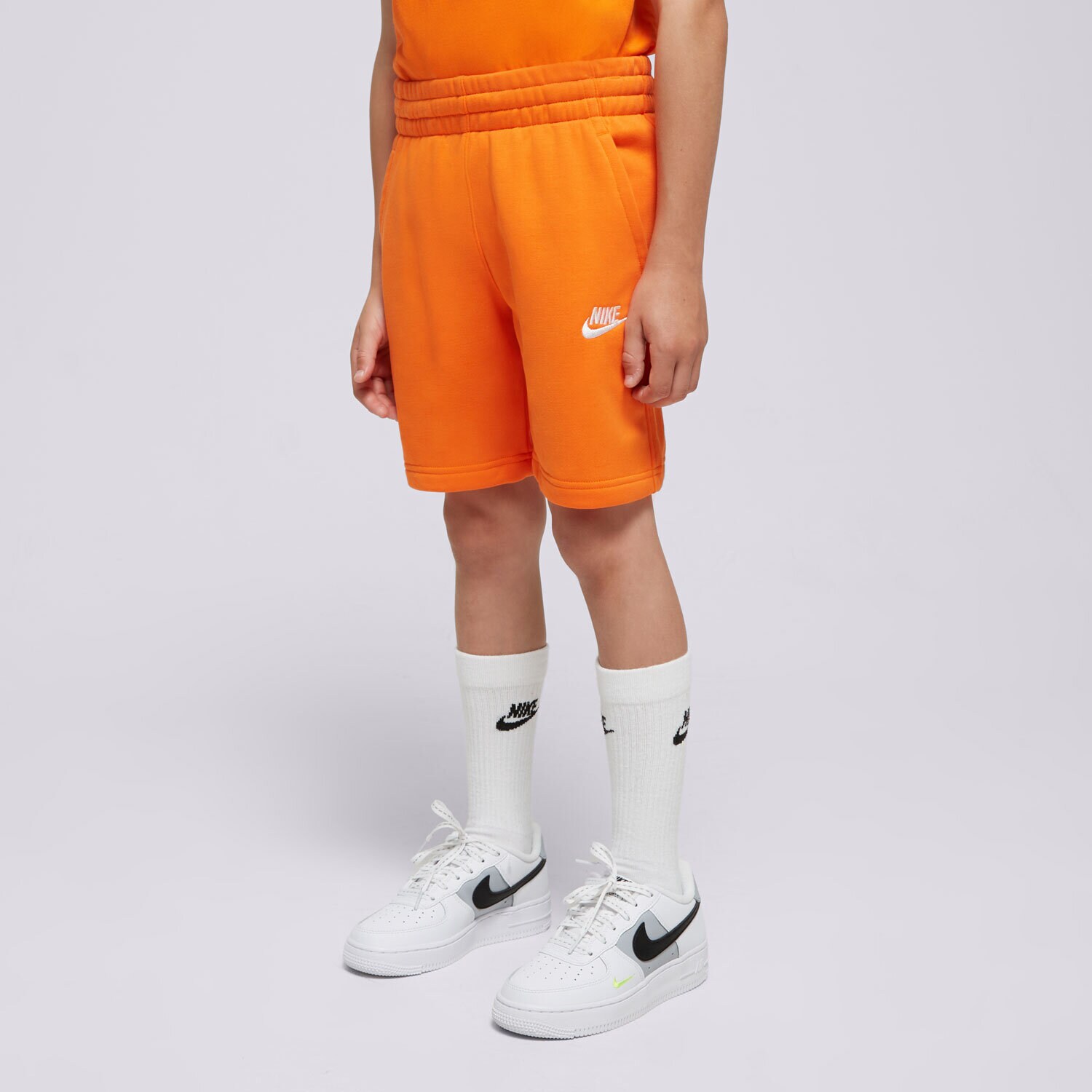 Dječje kratke hlače i haljine NIKE KRATKE HLAČE SPORTSWEAR CLUB FLEECE BOY FD3015-819 narančasta