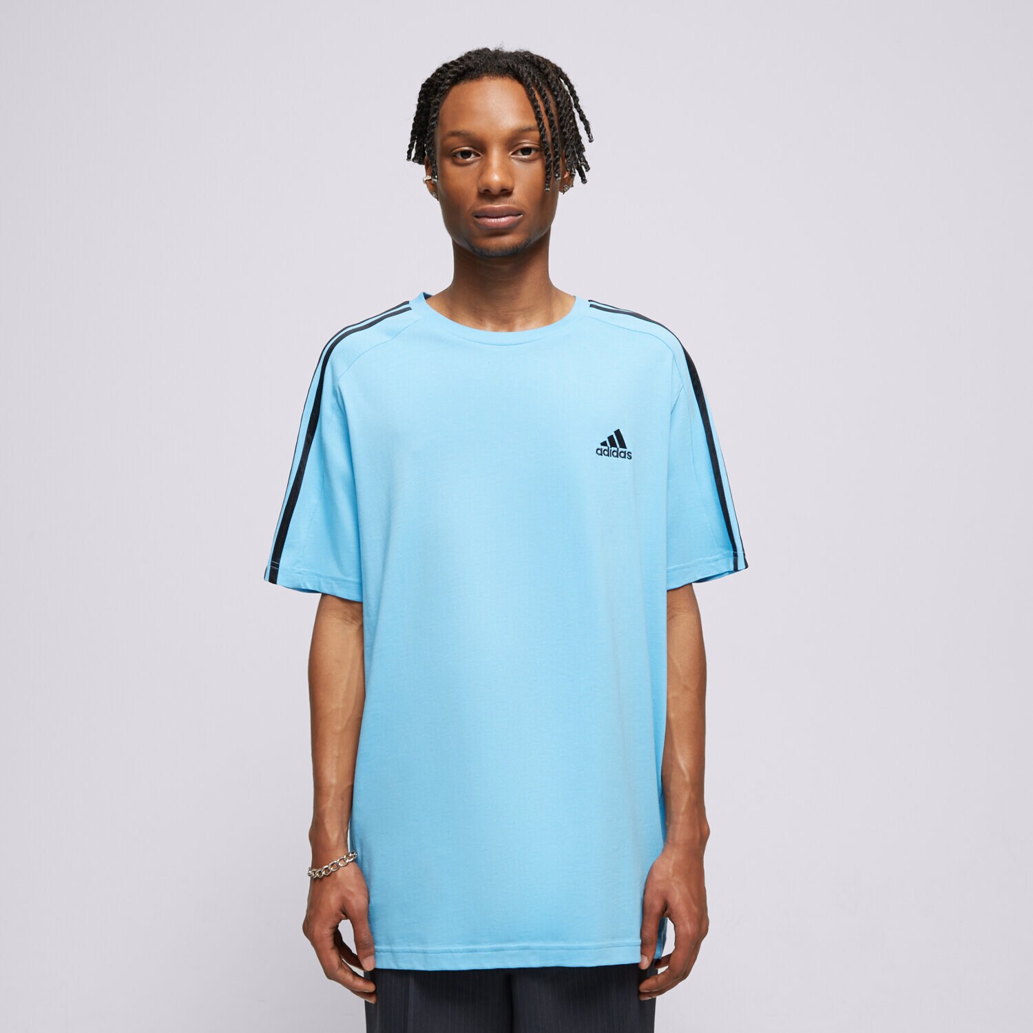 Muške majice ADIDAS T-SHIRT M 3S SJ T IS1338 plava