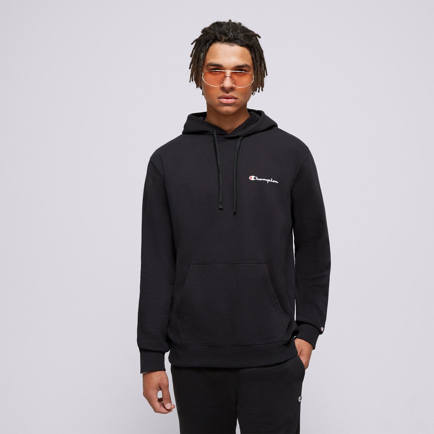 Muške dukserice CHAMPION VESTA S KAPULJAČOM HOODED 219835KK001 crna