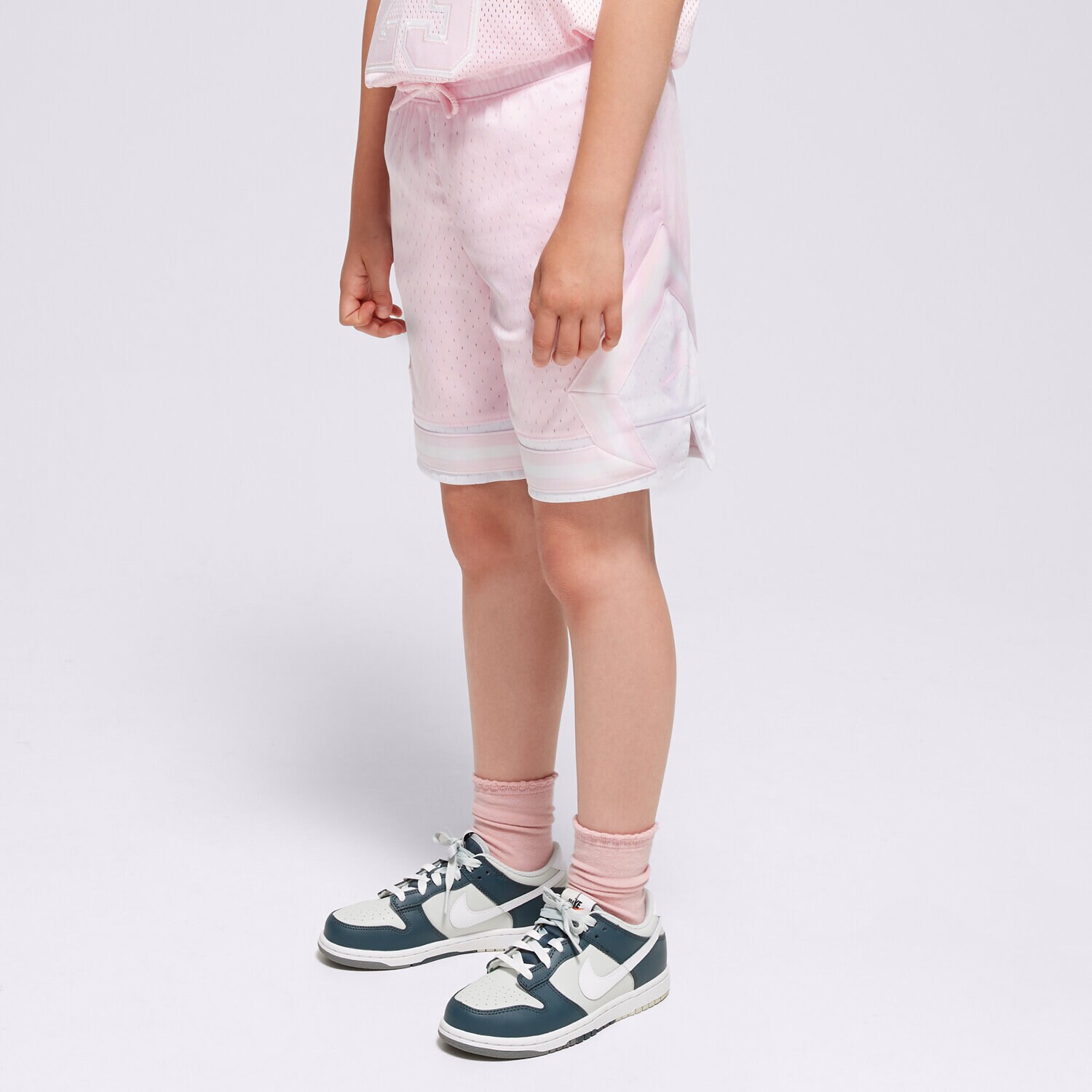 Dječje kratke hlače i haljine JORDAN KRATKE HLAČE JDN AIR DIAMOND SHORT GIRL 45B136-A9Y ružičasta