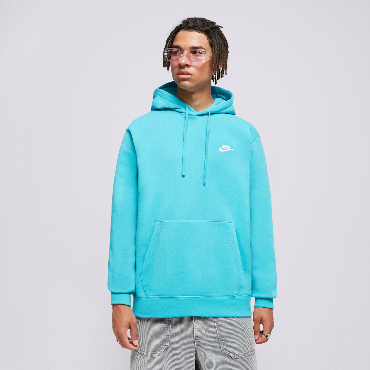 Muške dukserice NIKE VESTA S KAPULJAČOM SPORTSWEAR CLUB FLEECE BV2654-345 plava