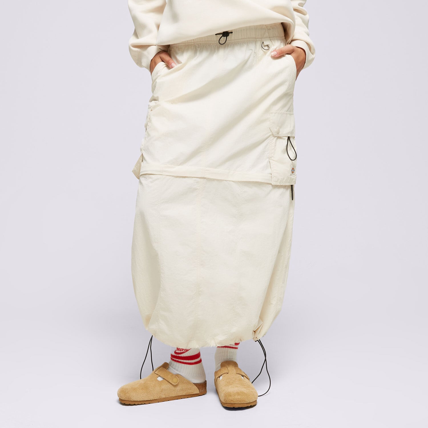 Ženske haljine i suknje DICKIES KRATKA SUKNJA JACKSON SKIRT W WHITECAP DK0A4YV7F901 bež