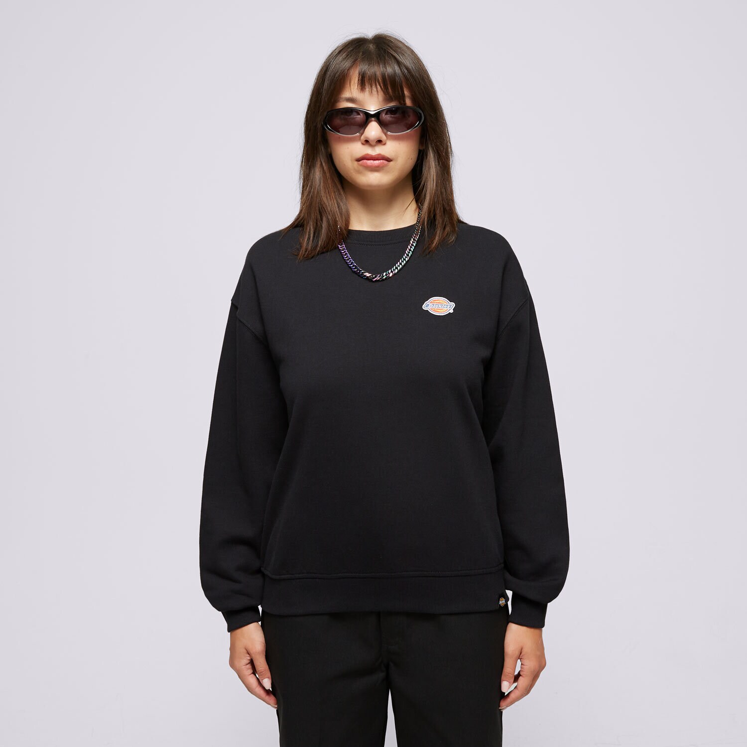 Ženske dukserice DICKIES VESTA MILLERSBURG SWEATSHIRT DK0A4YQDBLK1 crna