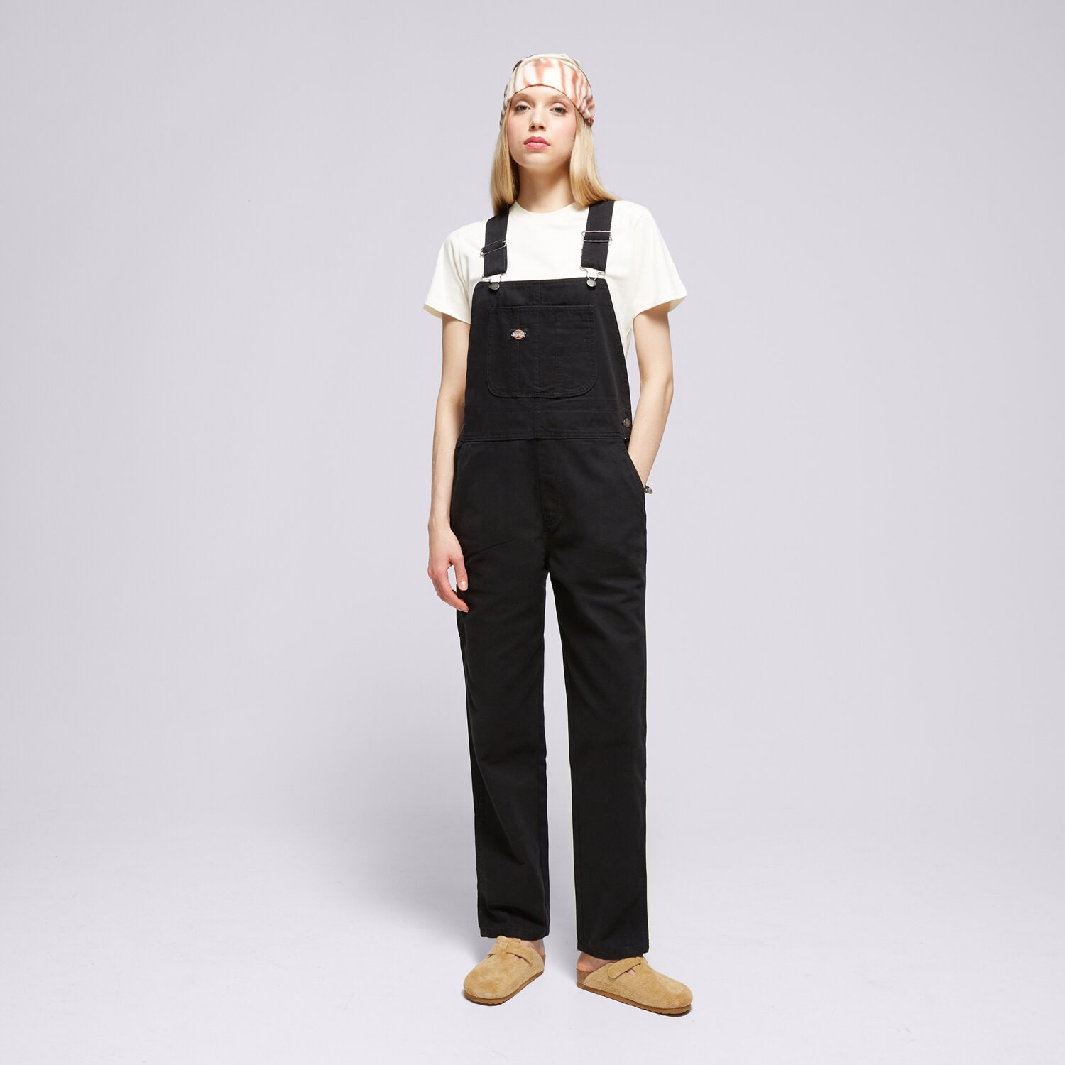 Ženske hlače DICKIES HLAČE DUCK CANVAS CLASSIC BIB W DK0A4XM1C401 crna