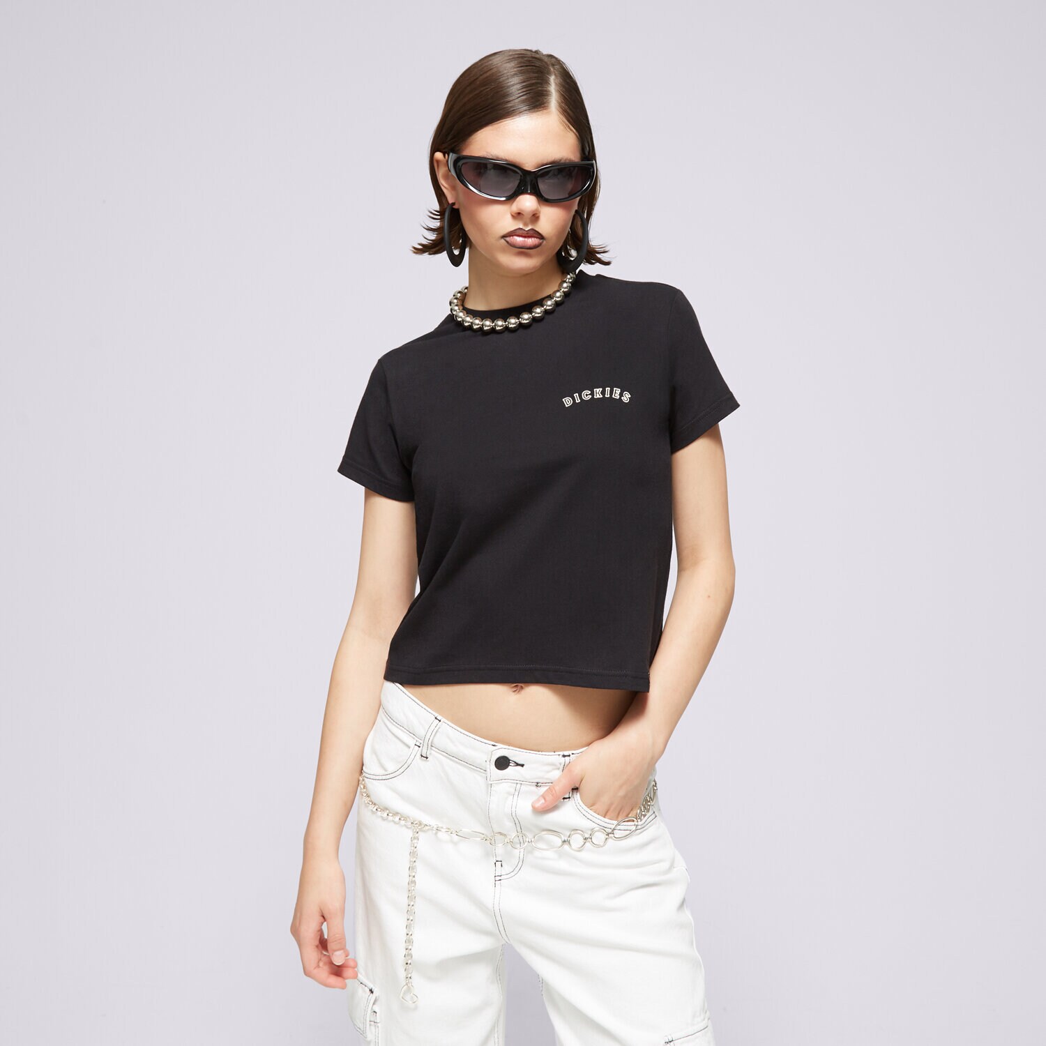 Ženske majice DICKIES T-SHIRT 90'S FIT TREND TEE DK0A4YRVBLK crna