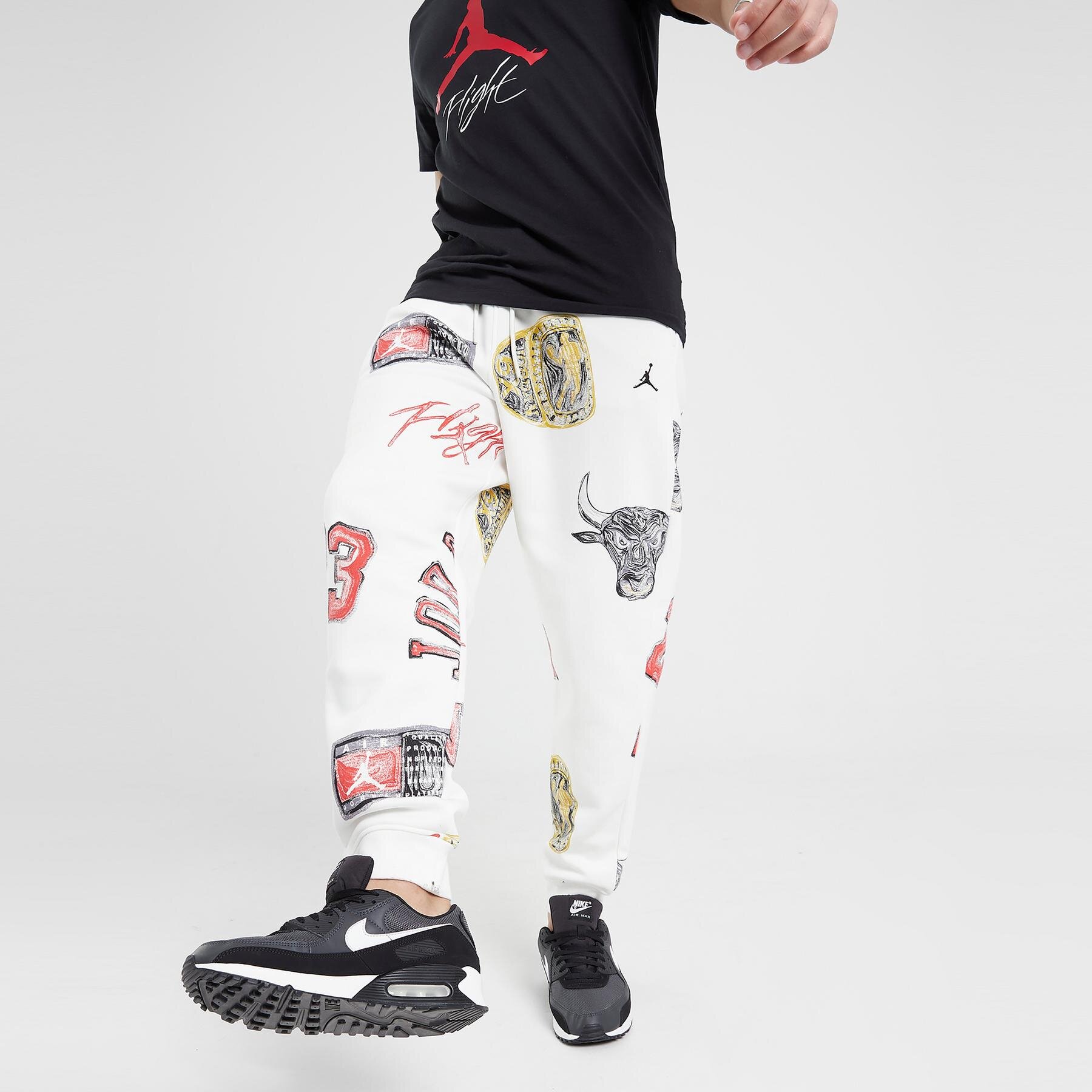 Muške hlače JORDAN HLAČE M J ESS AOP FLC PANT FN4547-133 šarena
