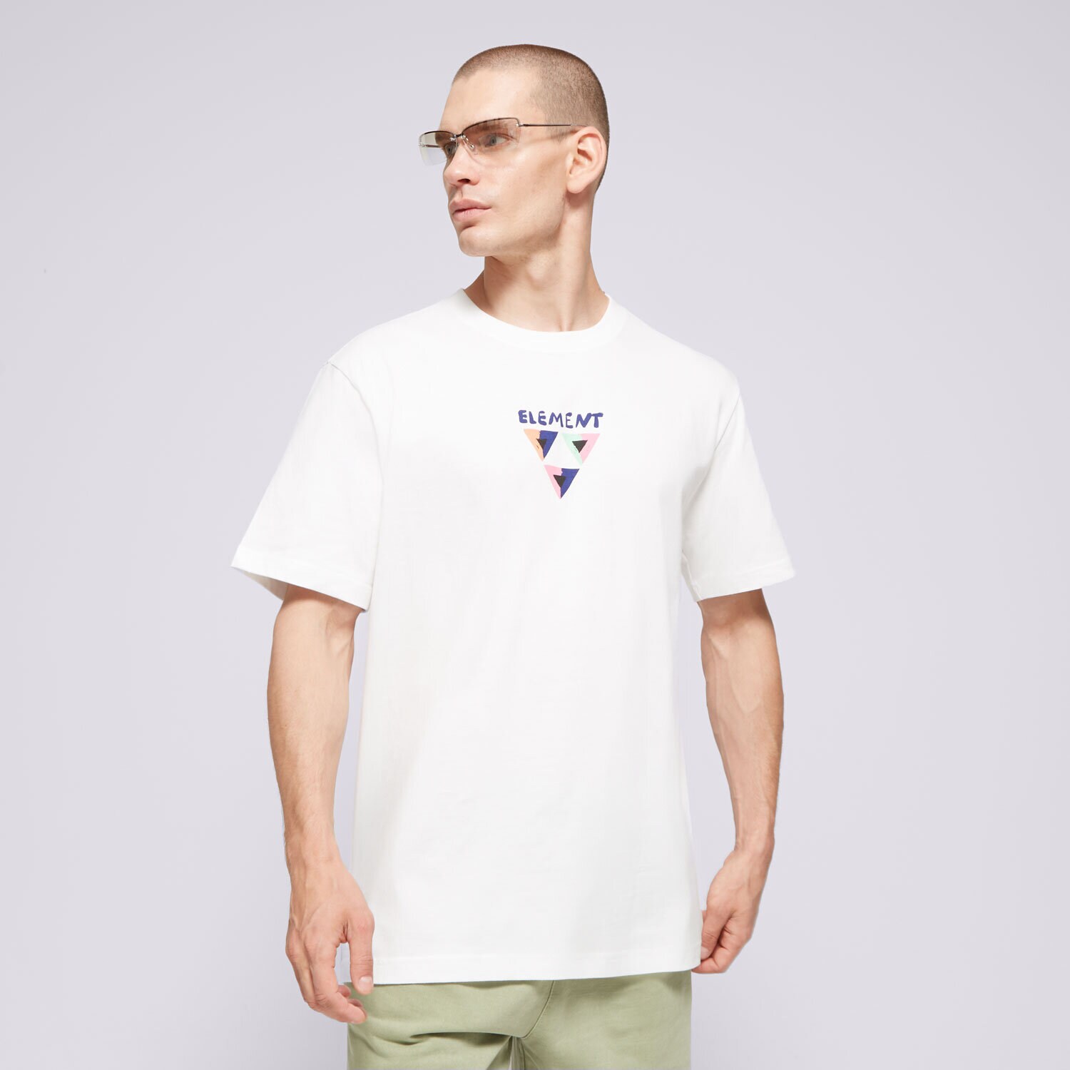Muške majice ELEMENT T-SHIRT CONQUER SS ELYZT00398-WBB0 bijela