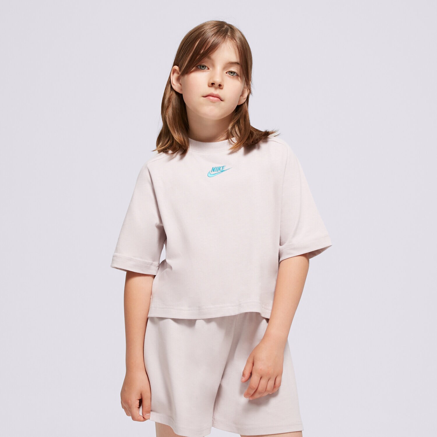 Dječje majice NIKE T-SHIRT G NSW SS TOP JSY LBR GIRL FN8589-019 ljubičasta