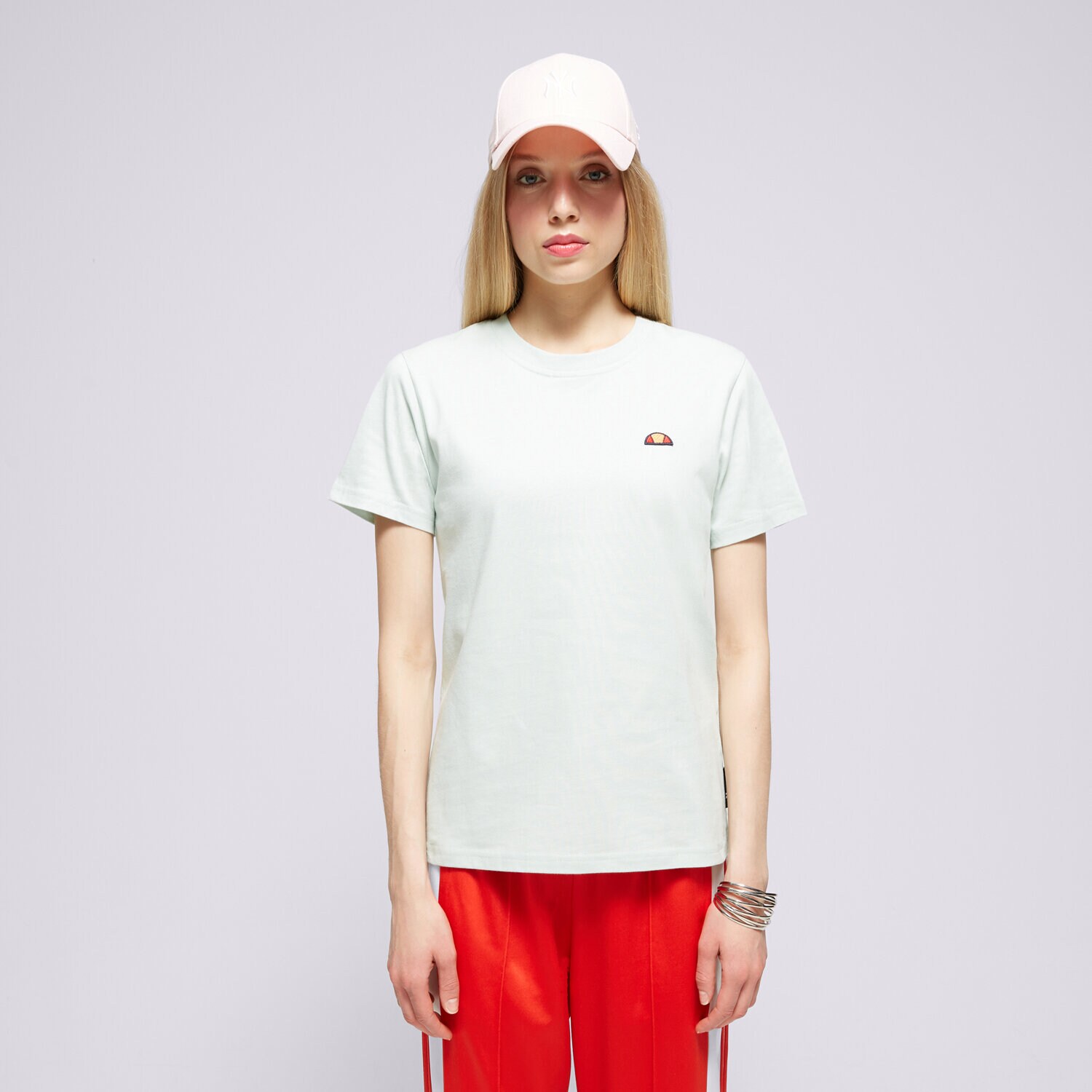 Ženske majice ELLESSE T-SHIRT MELINDA LIGHT GREEN SMG19604511 siva