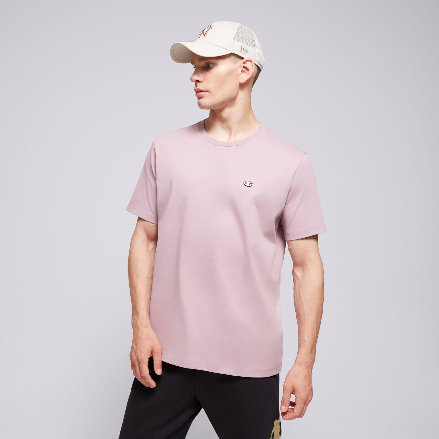 Muške majice CHAMPION T-SHIRT CREWNECK TEE 220453PS162 bordo