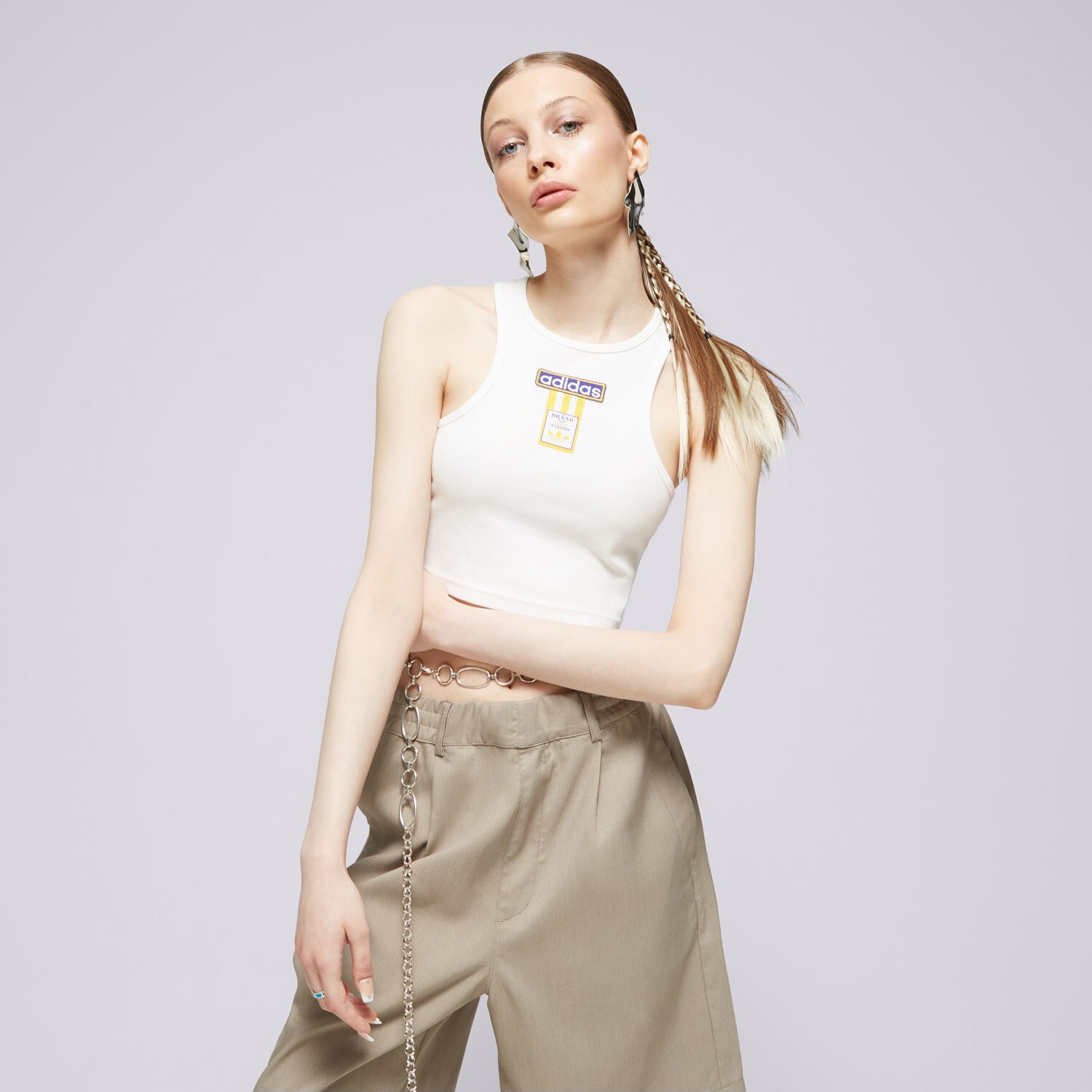 Ženske majice ADIDAS T-SHIRT ADIBRK TANK IS2434 bijela