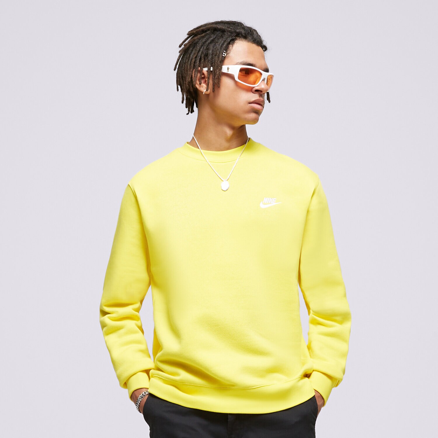 Muške dukserice NIKE VESTA SPORTSWEAR CLUB FLEECE BV2662-718 žuta