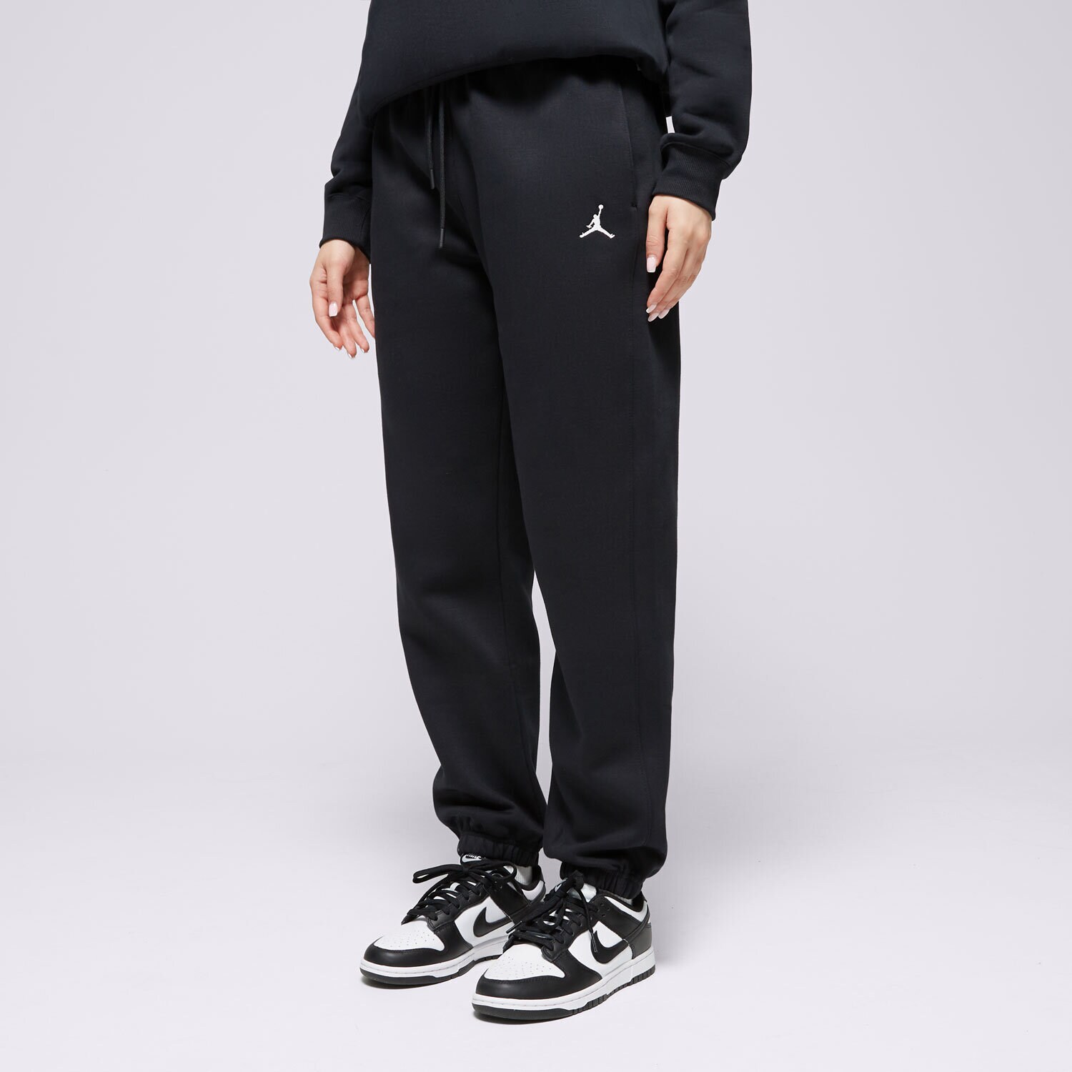 Ženske hlače HLAČE W JORDAN BRKLN FLC PANT 24  FV7077-010 crna