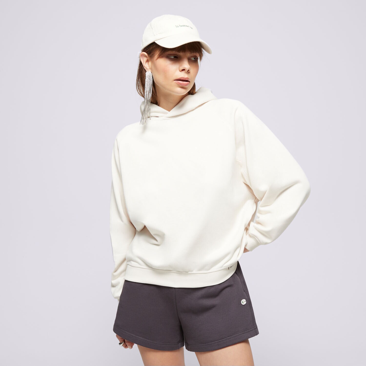 Ženske dukserice CHAMPION VESTA S KAPULJAČOM HOODED ECO FUTURE E10001YS137 bež