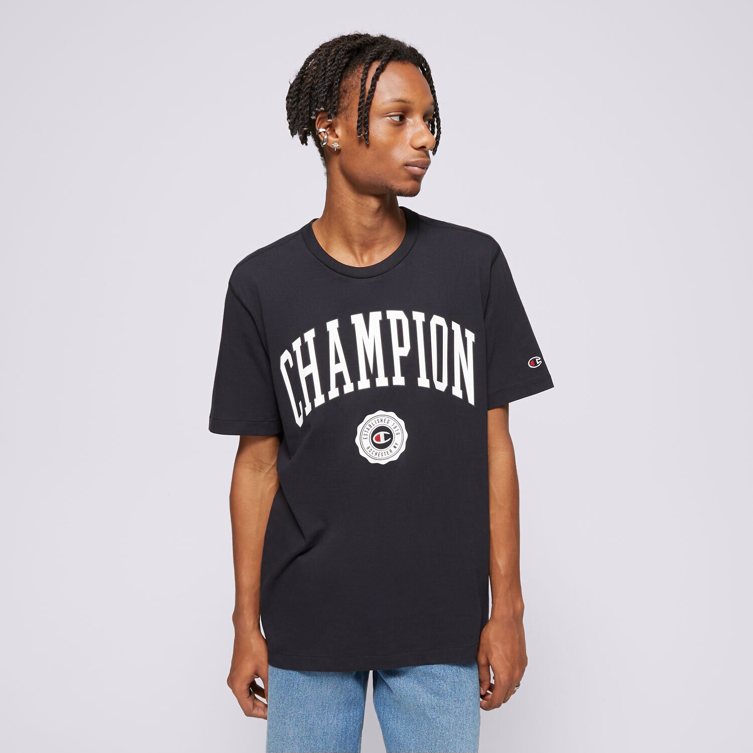 Muške majice CHAMPION T-SHIRT CREWNECK 219852KK001 crna