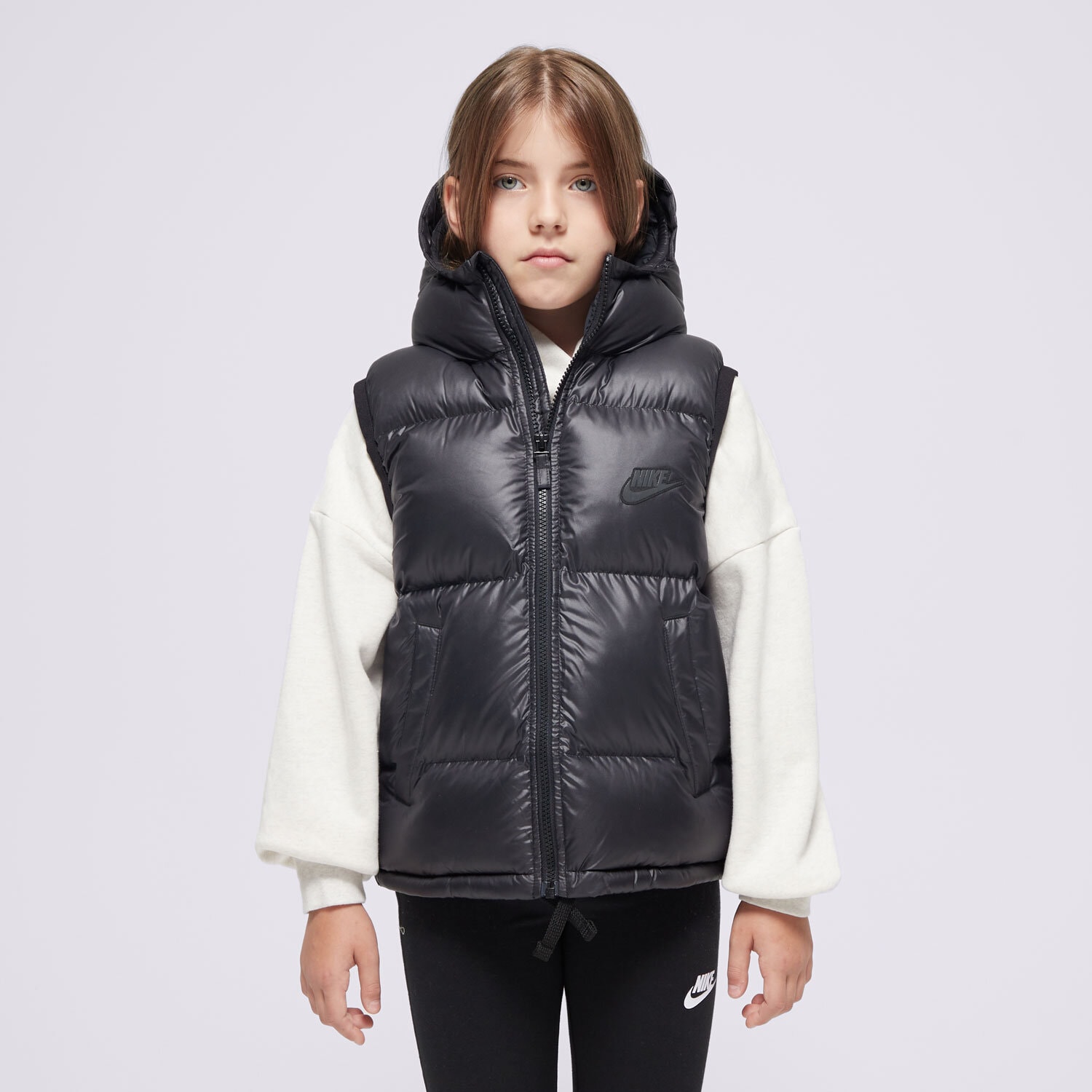 Dječje prsluci NIKE PRSLUK K NSW TF RPL HGH SYNFL VEST UL UNISEX FD2844-011 crna