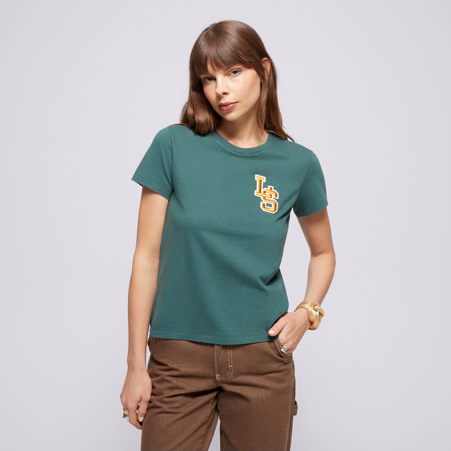 Ženske majice LEVI'S T-SHIRT THE PERFECT TEE GREENS 17369-2856 zelena