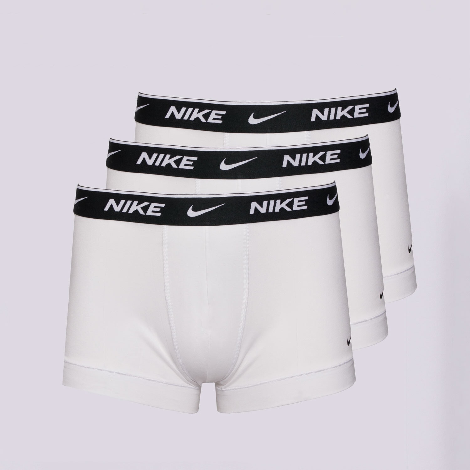 Muške donje rublje NIKE BOKSERICE NIKE 3 PACK TRUNKS 0000KE1008MED bijela