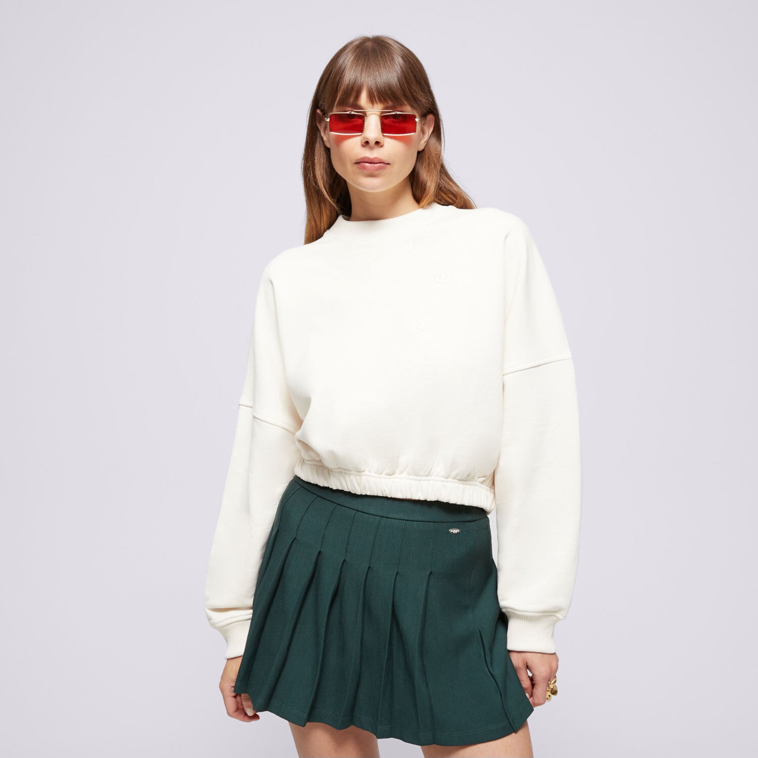 Ženske dukserice ADIDAS VESTA SWEATSHIRT OS IZ0291 bijela