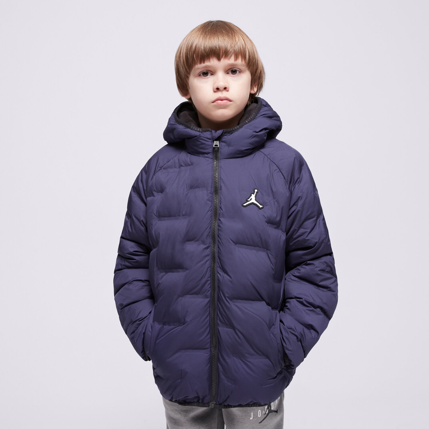 Dječje zimske jakne JORDAN JAKNA ZIMSKA JDN WELDED JORDAN PUFFER BOY 95D194-U90 tamno plava