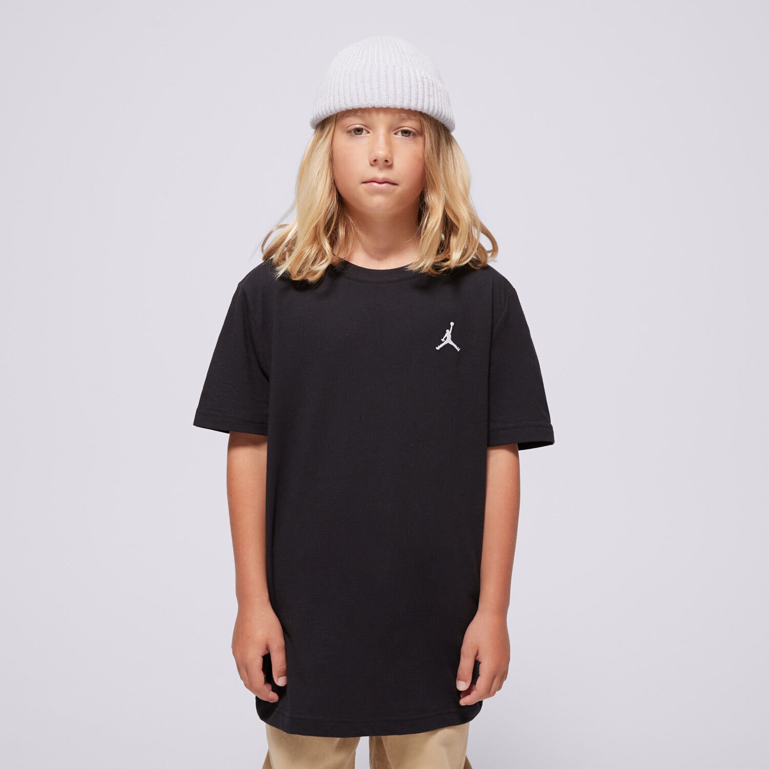 Dječje majice JORDAN T-SHIRT JDB JUMPMAN AIR EMB BOY 95D266-023 crna