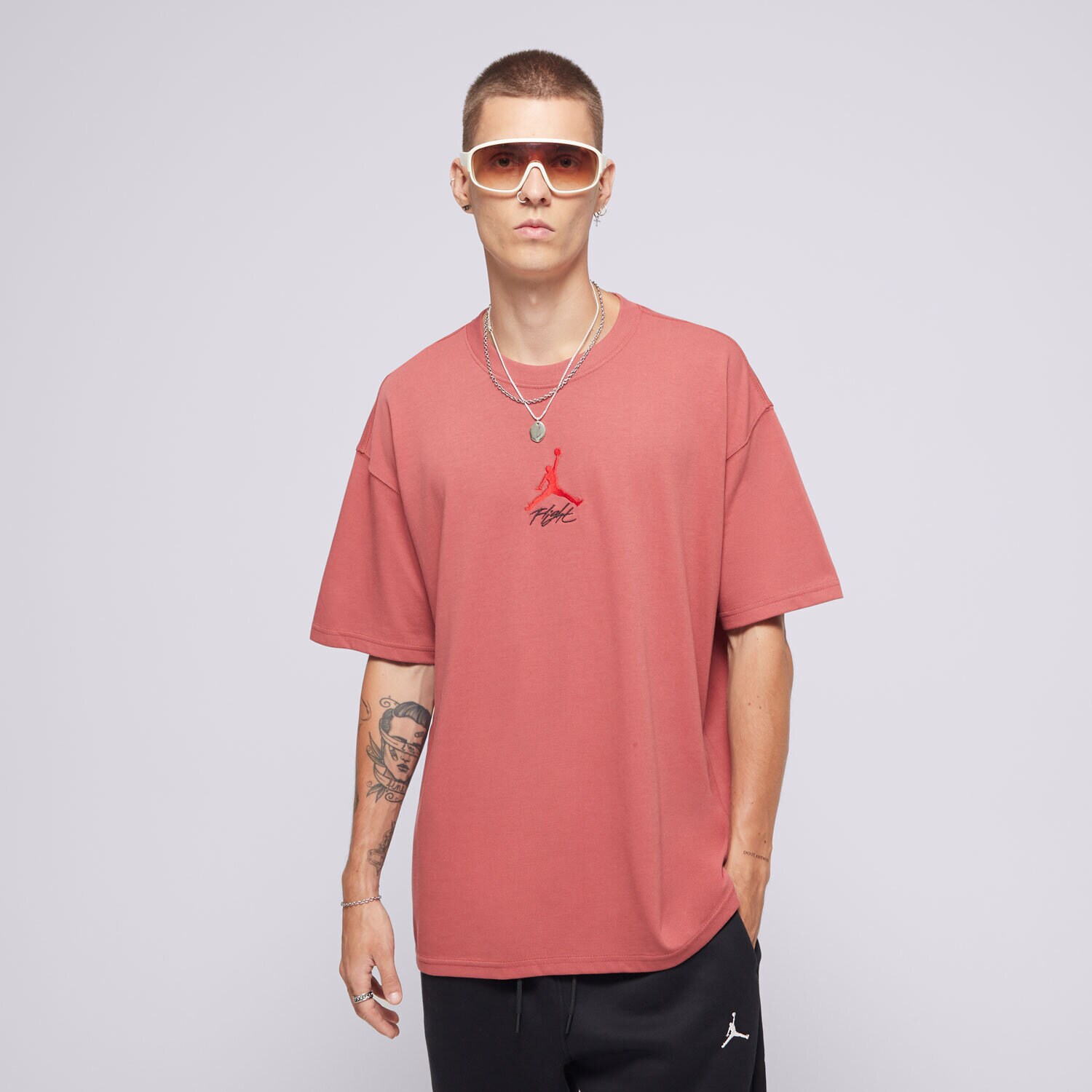 Muške majice NIKE T-SHIRT CHI M NK CTS STMT JDN SS TEE NBA HF5431-691 crvena