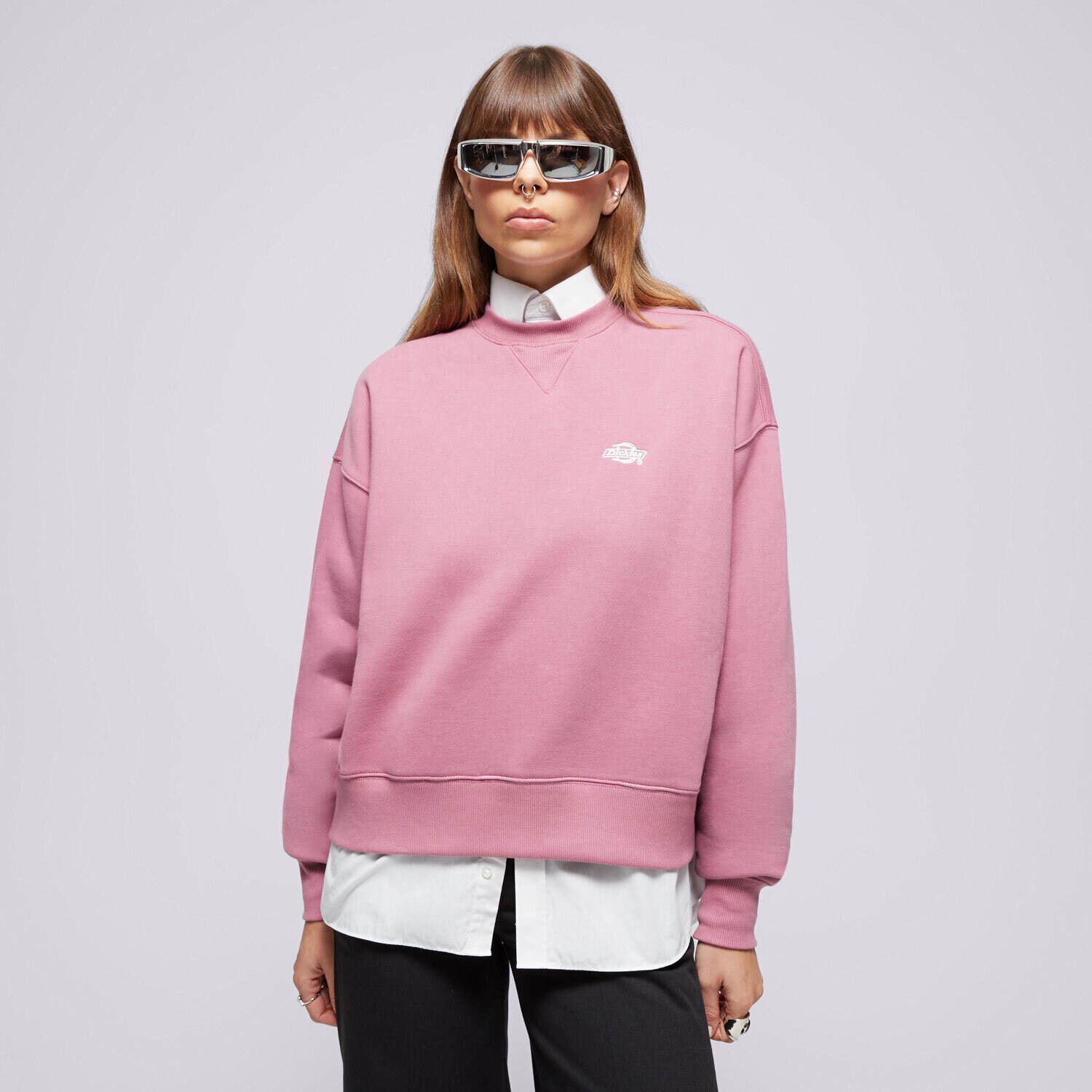 Ženske dukserice DICKIES VESTA SUMMERDALE SWEATSHIRT DK0A4XYXJ541 ružičasta