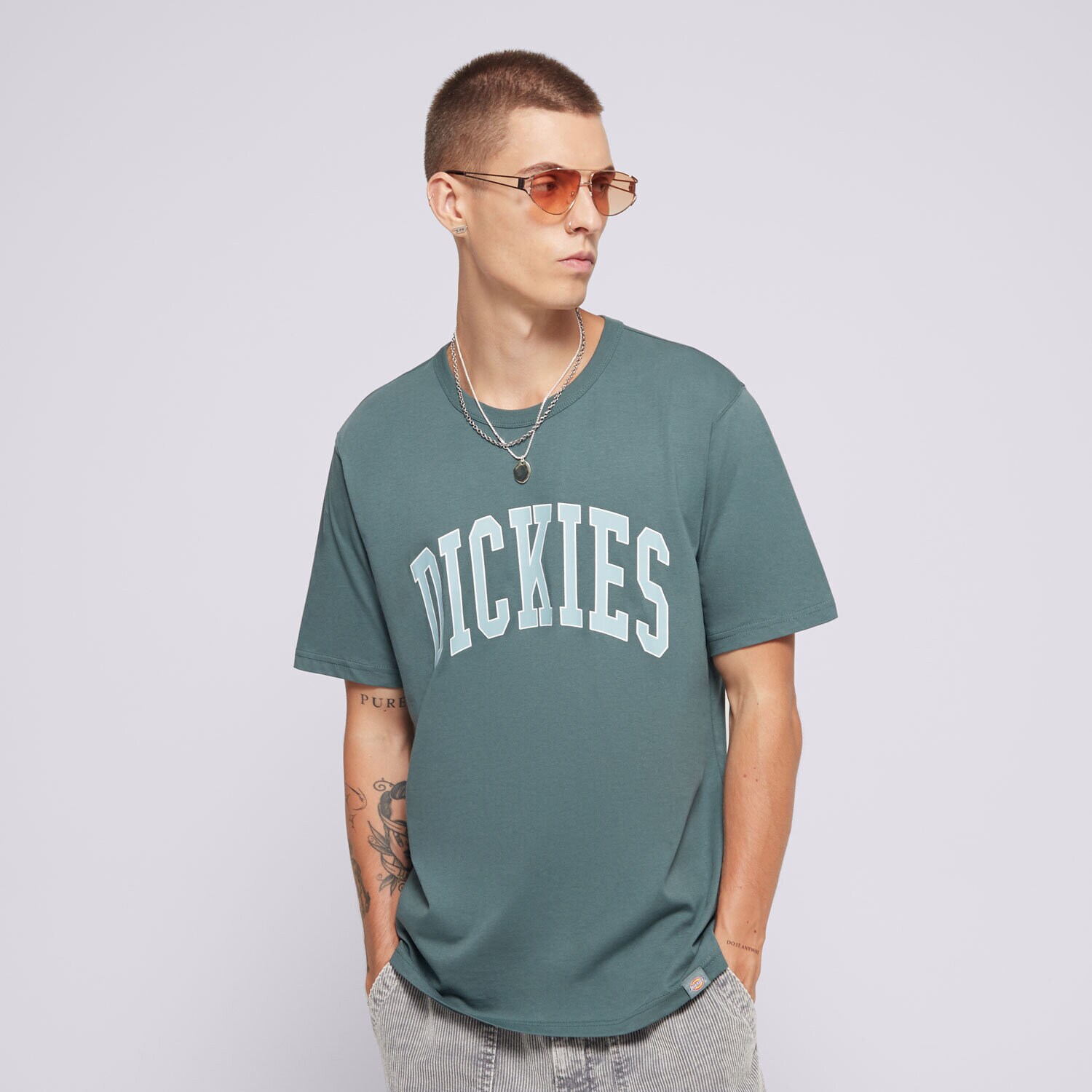 Muške majice DICKIES T-SHIRT AITKIN TEE DK0A4X9FJ951 zelena