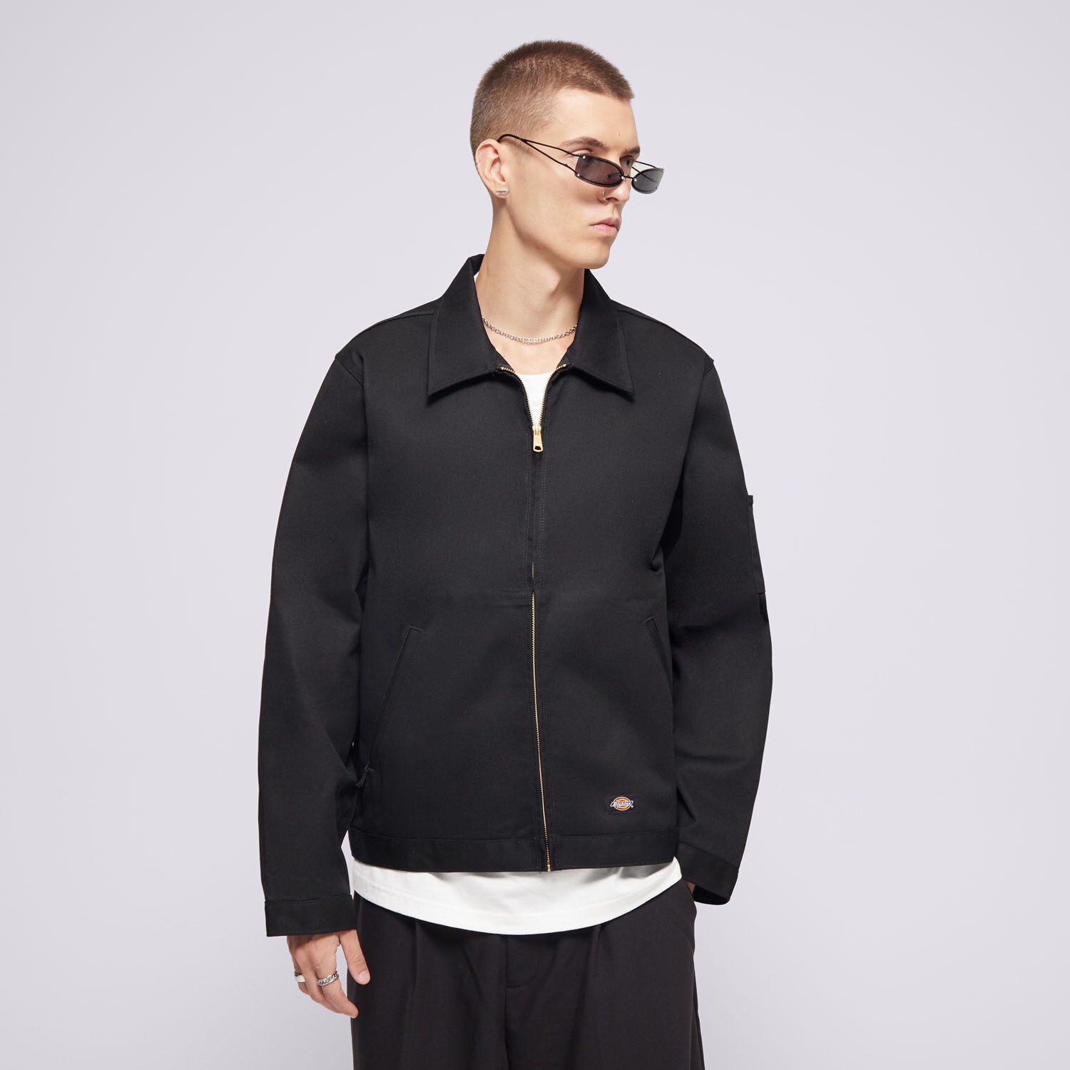 Muške prijelazne jakne DICKIES JAKNA UNLINED EISENHOWER JACKET REC DK0A4Y6UBLK1 crna