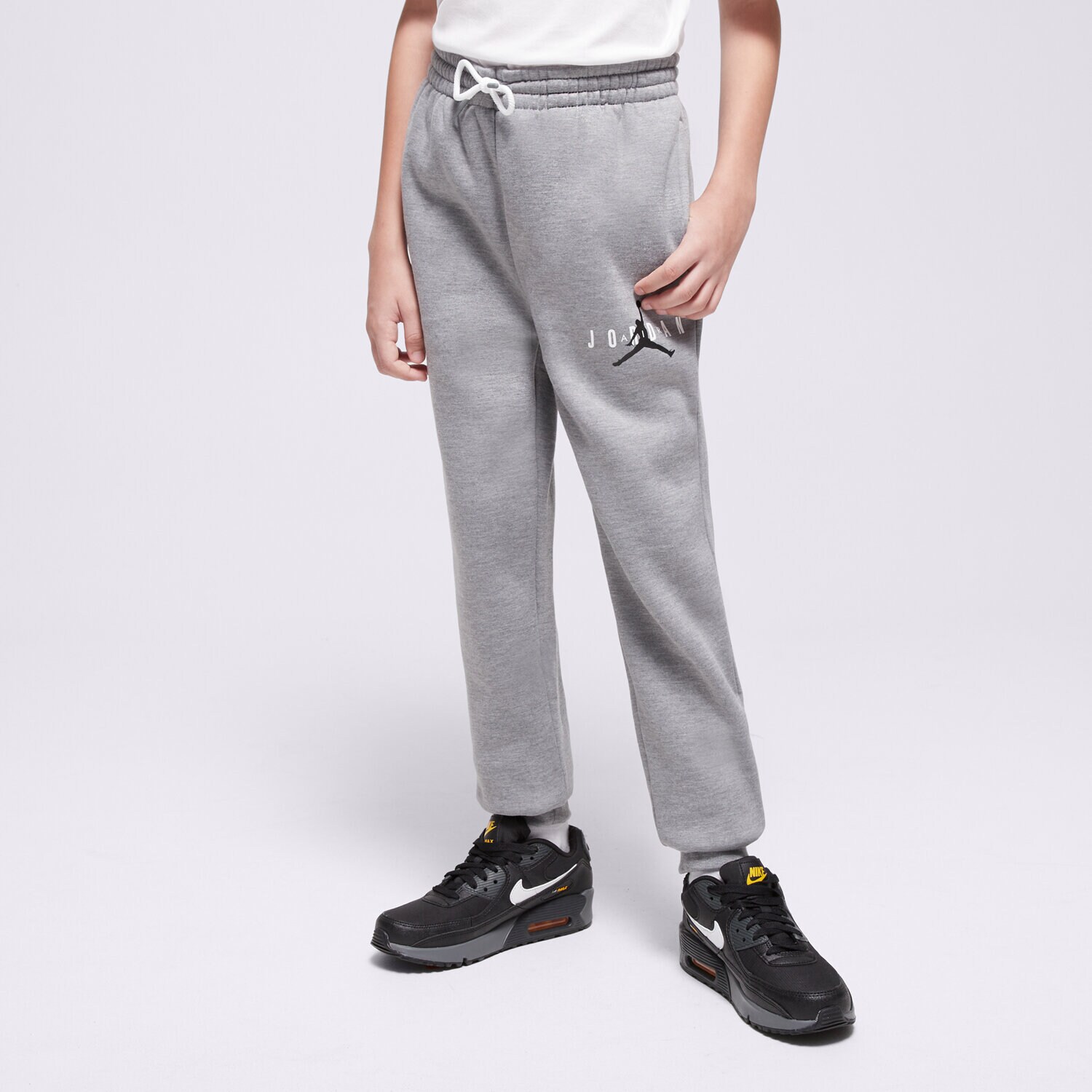Dječje hlače JORDAN HLAČE JDB JUMPMAN SUSTAINABLE PANT BOY 95B912-GEH siva