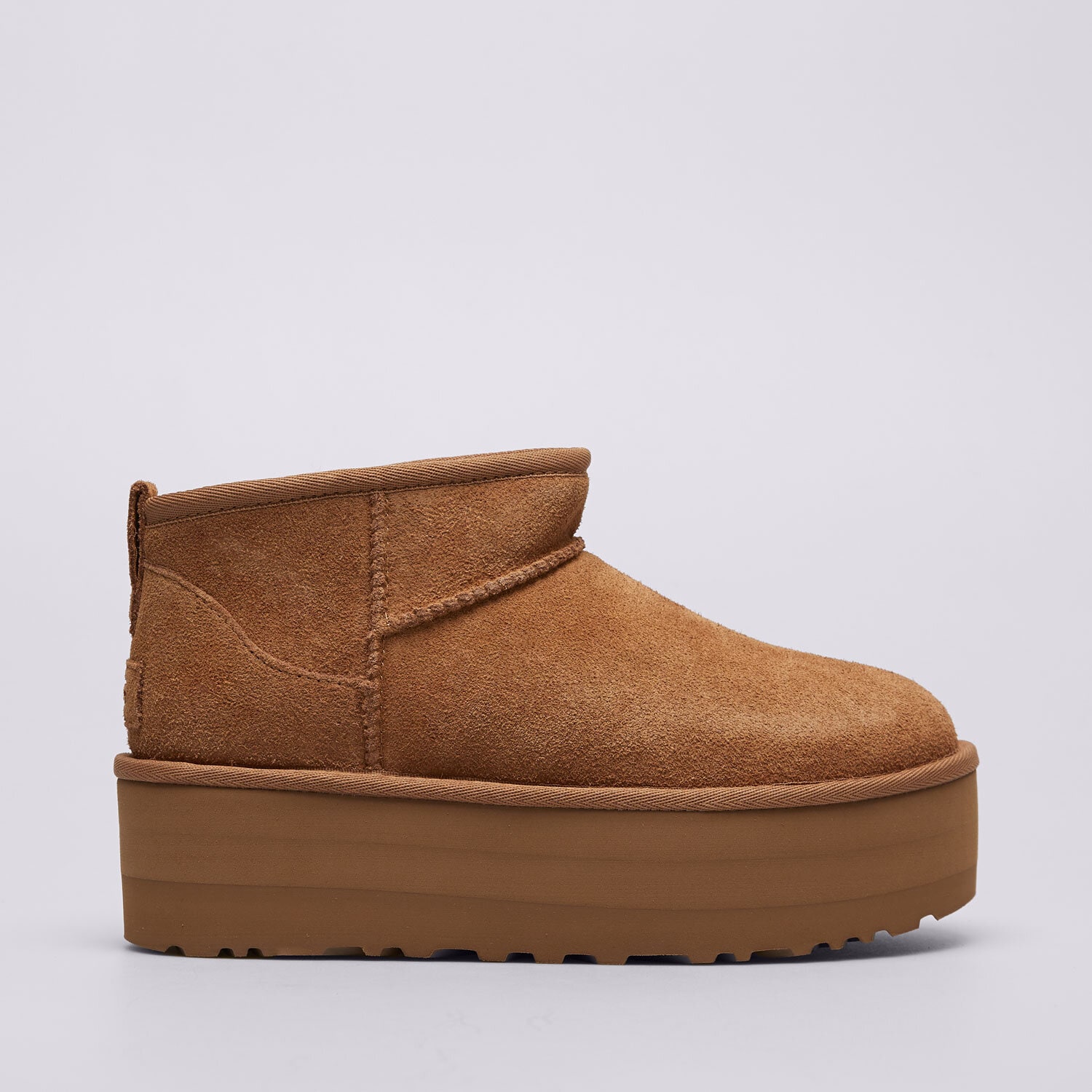 Ženske zimske cipele UGG CLASSIC ULTRA MINI PLATFORM 1135092-CHE smeđa