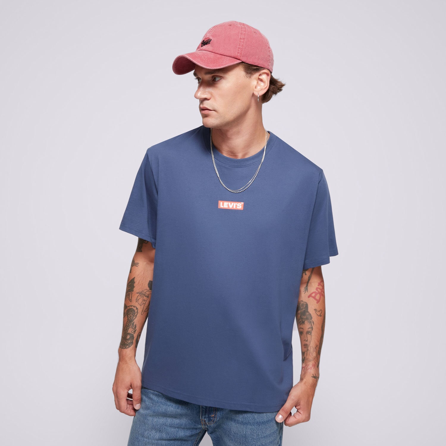 Muške majice LEVI'S T-SHIRT SS RELAXED FIT TEE BLUES 16143-1525 plava