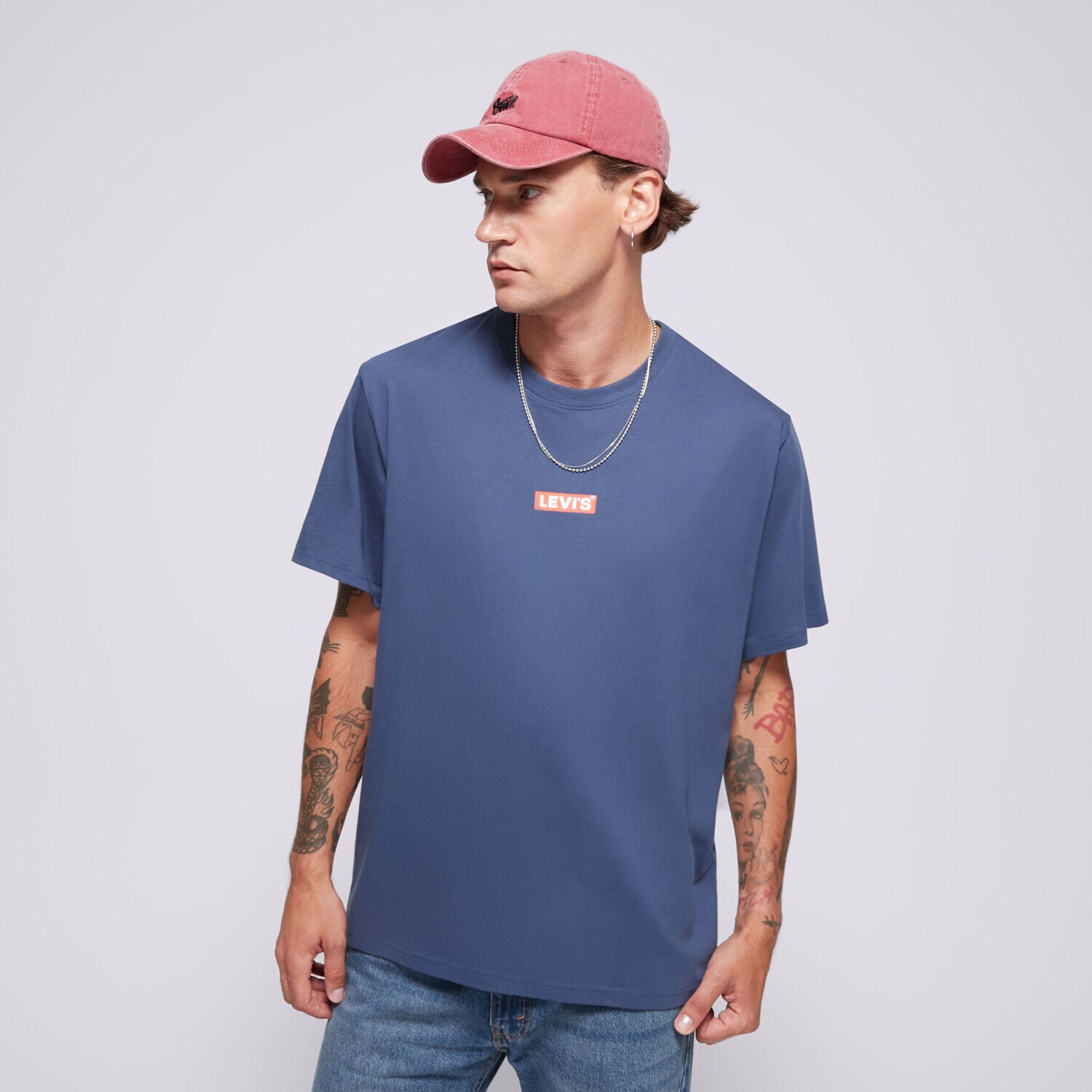 Muške majice LEVI'S T-SHIRT SS RELAXED FIT TEE BLUES 16143-1525 plava