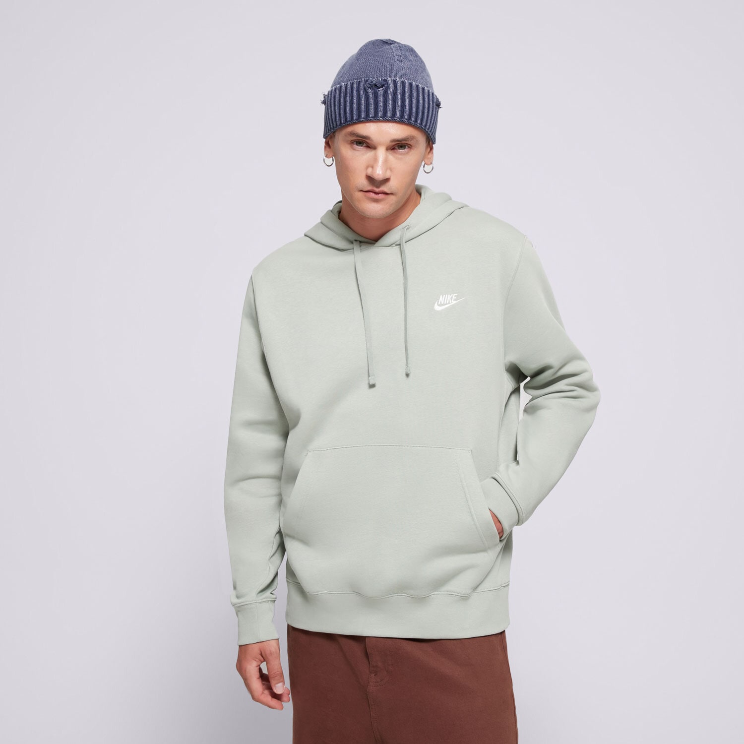 Muške dukserice NIKE VESTA M NSW CLUB HOODIE PO BB BV2654-371 mente