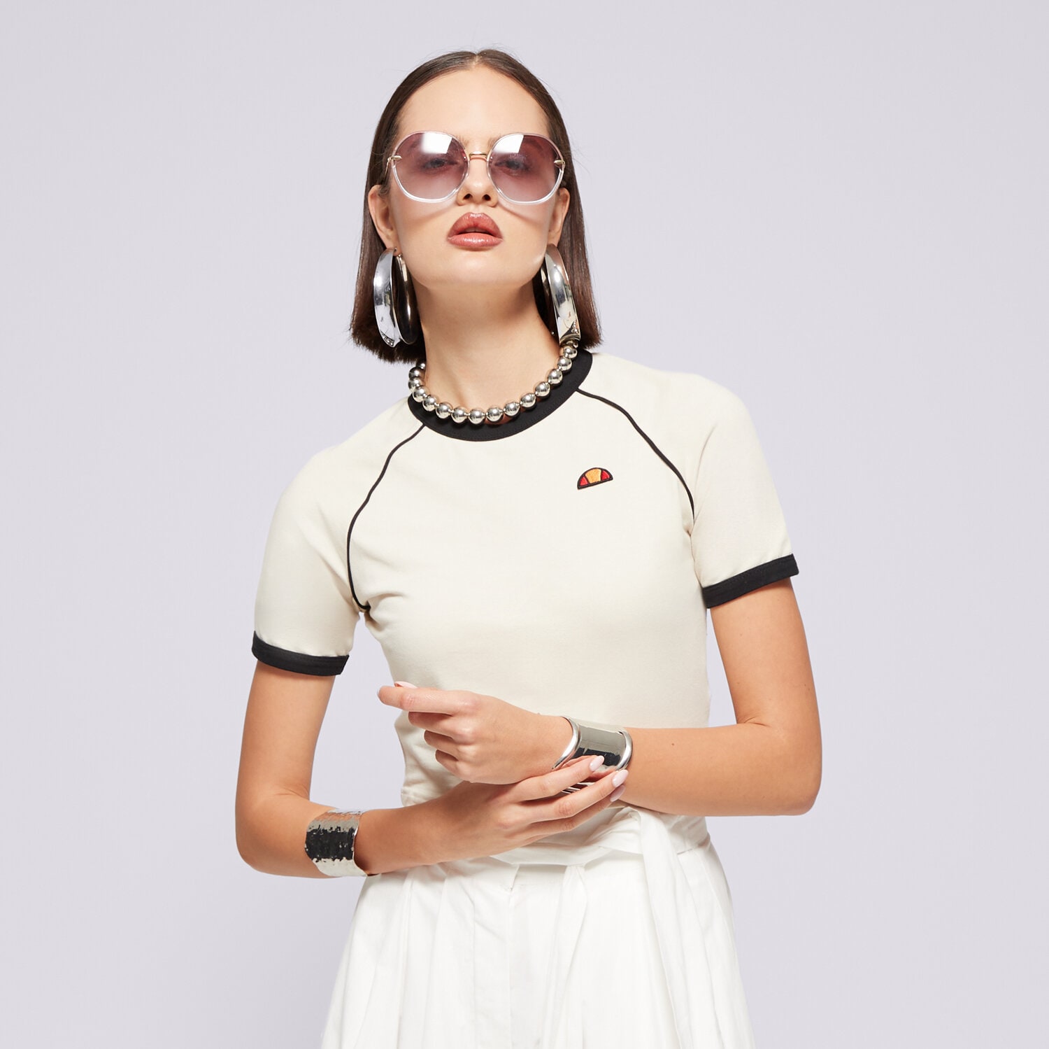 Ženske majice ELLESSE T-SHIRT CHEVALIER TEE BEIGE SGX20927214 bež