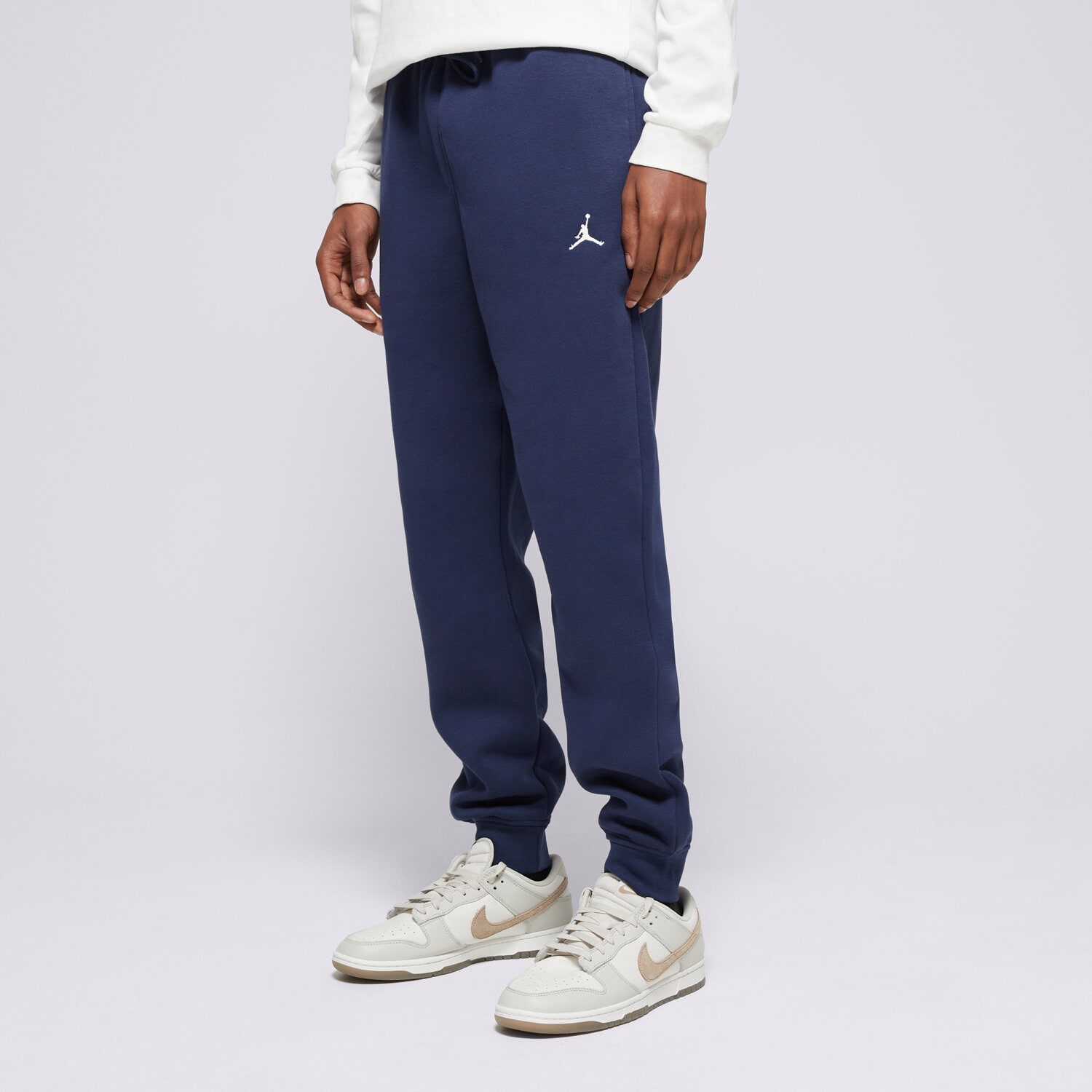 Muške hlače HLAČE M JORDAN BRKLN FLC PANT  FV7277-410 tamno plava