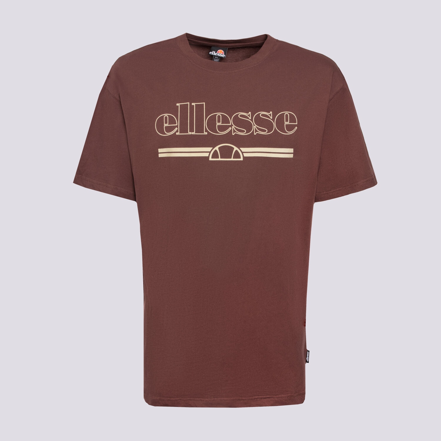 Muške majice ELLESSE T-SHIRT STRAZO TEE BRWN SHX21070200 smeđa