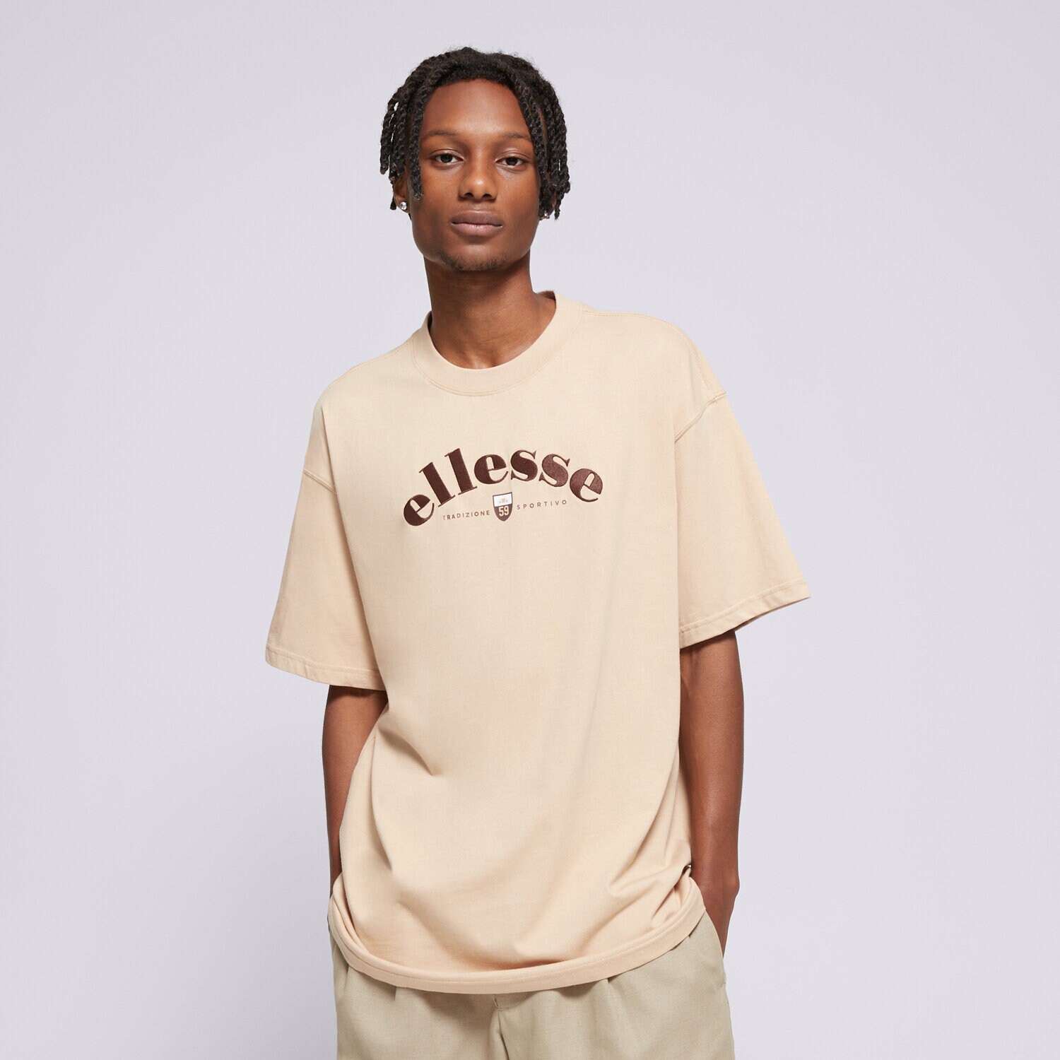 Muške majice ELLESSE T-SHIRT FRANKS TEE BEIGE SHX21071214 smeđa