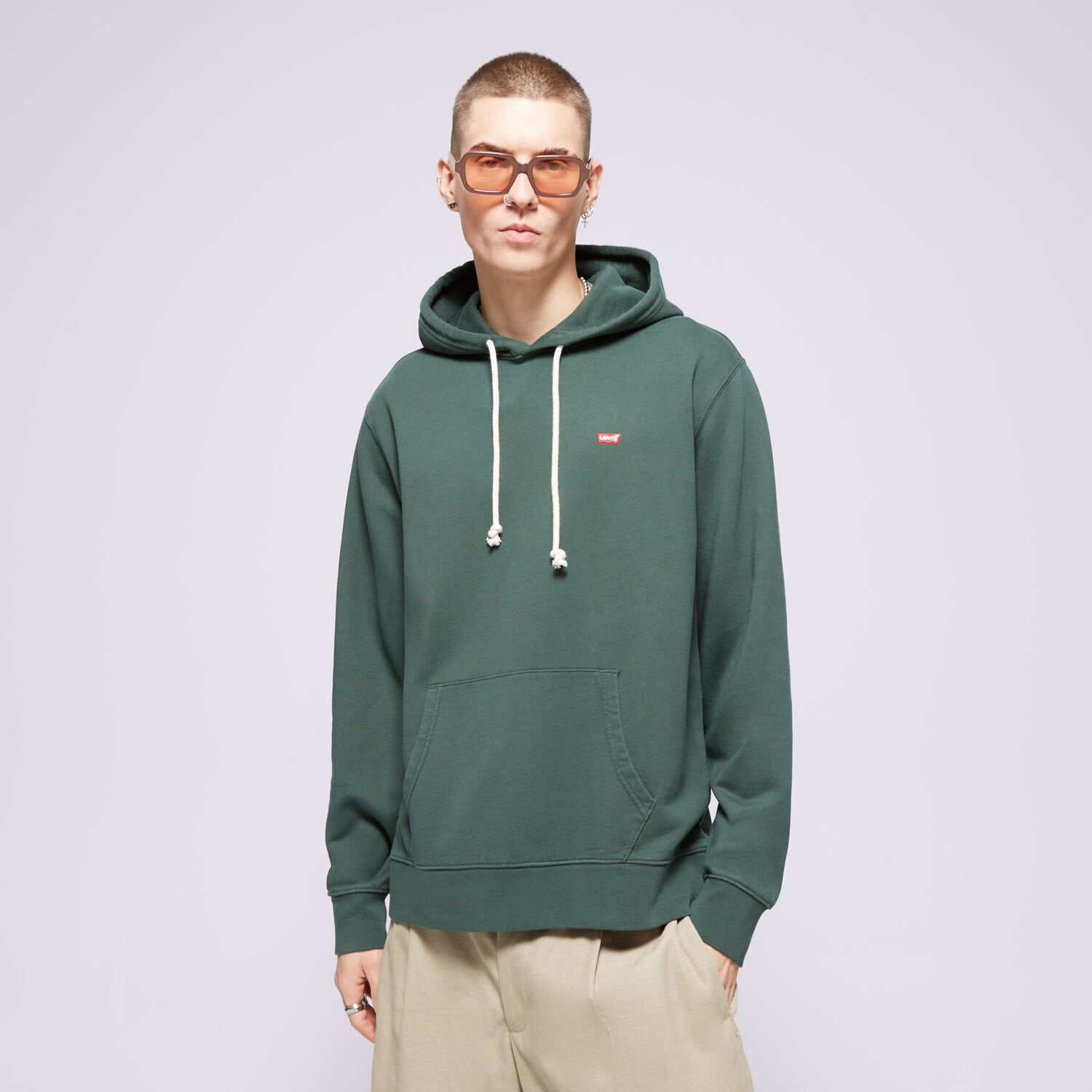 Muške dukserice LEVI'S VESTA S KAPULJAČOM THE ORIGINAL HM HOODIE GREENS 34581-0043 zelena