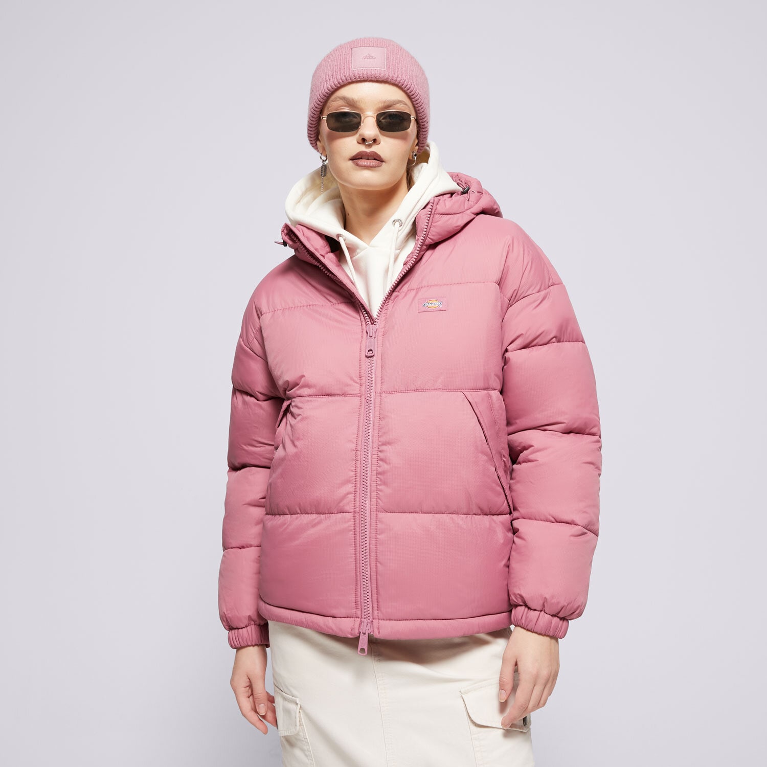 Ženske zimske jakne DICKIES JAKNA ZIMSKA ALATNA OVERSIZED PUFFER DK0A4YJUJ541 ružičasta