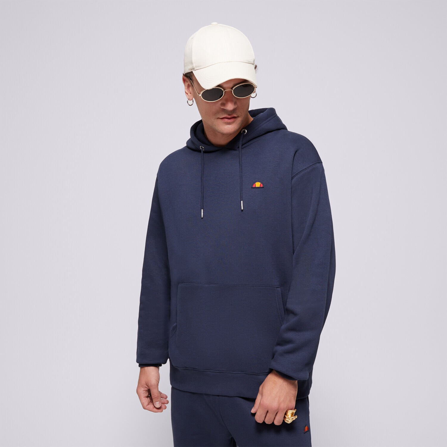 Muške dukserice ELLESSE VESTA S KAPULJAČOM VARON OH HOODY NAVY SMG22037429 tamno plava