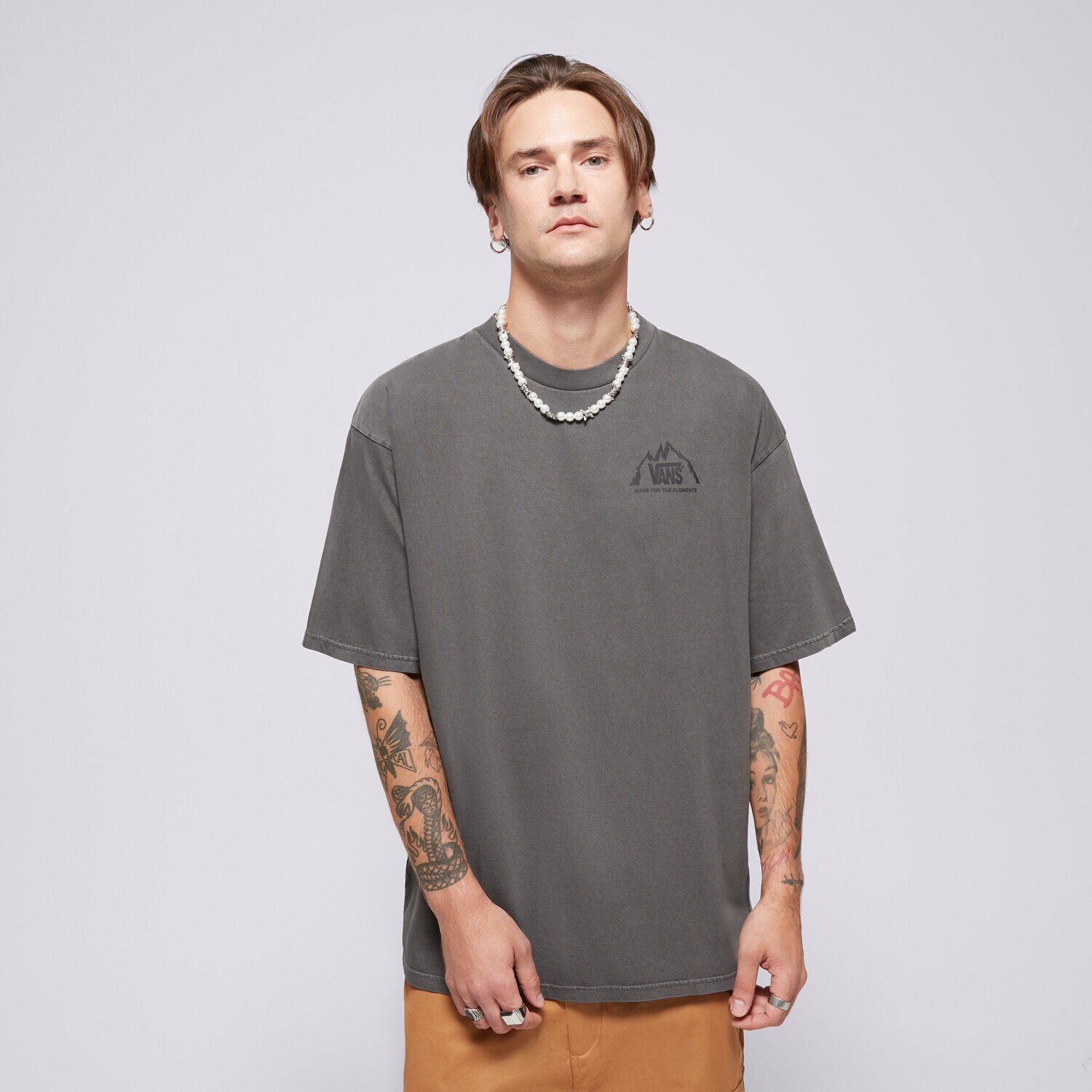 Muške majice VANS T-SHIRT MTE CRESTLINE SS TEE VN000JQPBLK1 crna