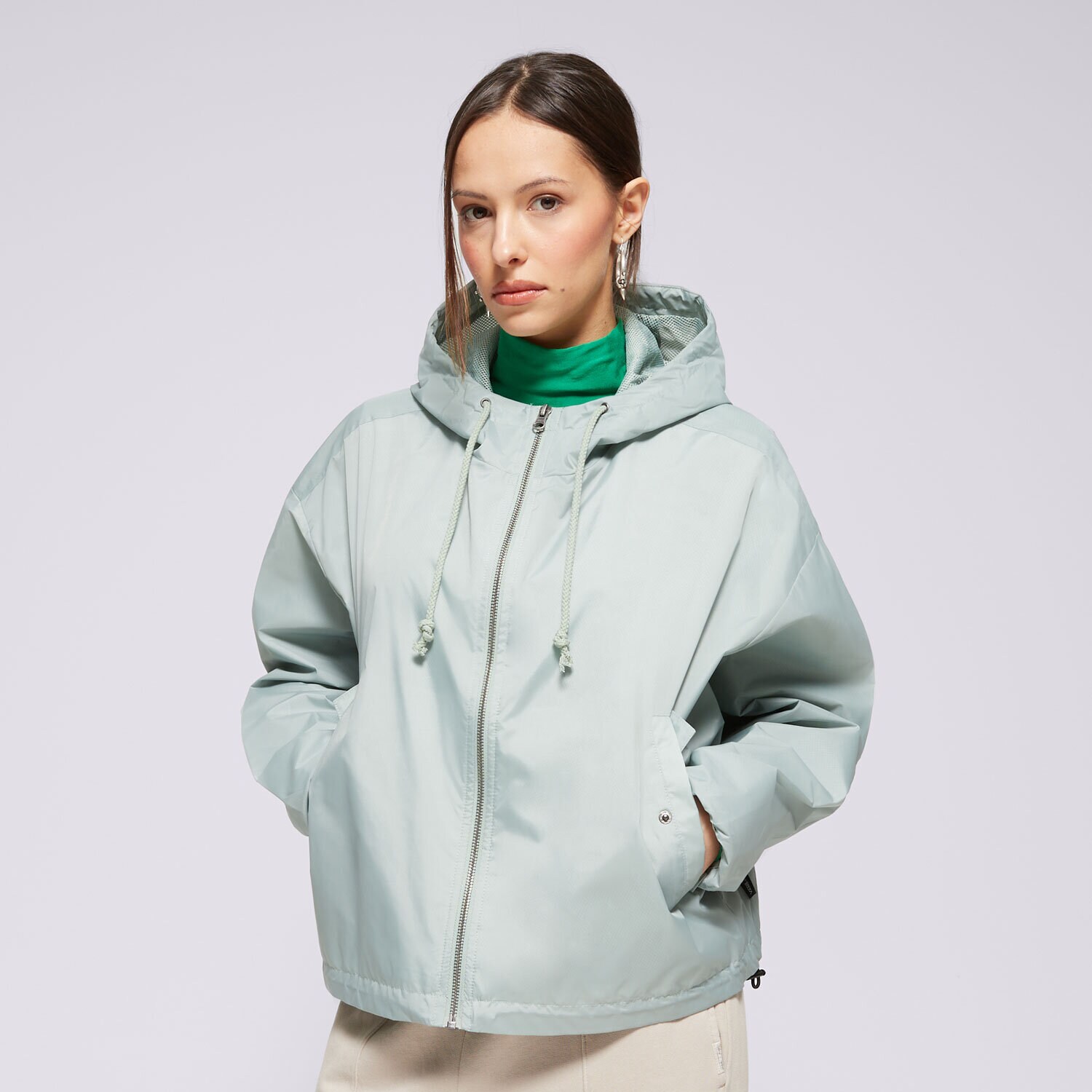 Ženske prijelazne jakne VANS JAKNA MTE THEO WINDBREAKER VN000HJHCJL1 mente