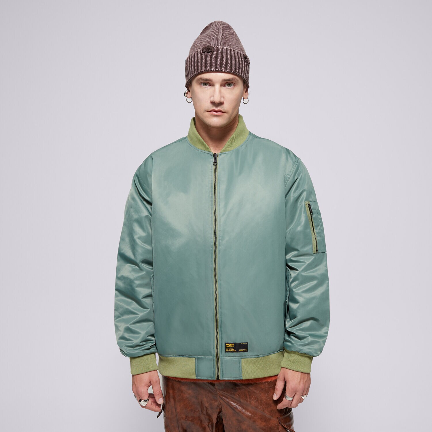 Muške zimske jakne VANS JAKNA COPLEY BOMBER JACKET VN000HMQ1CI1 zelena