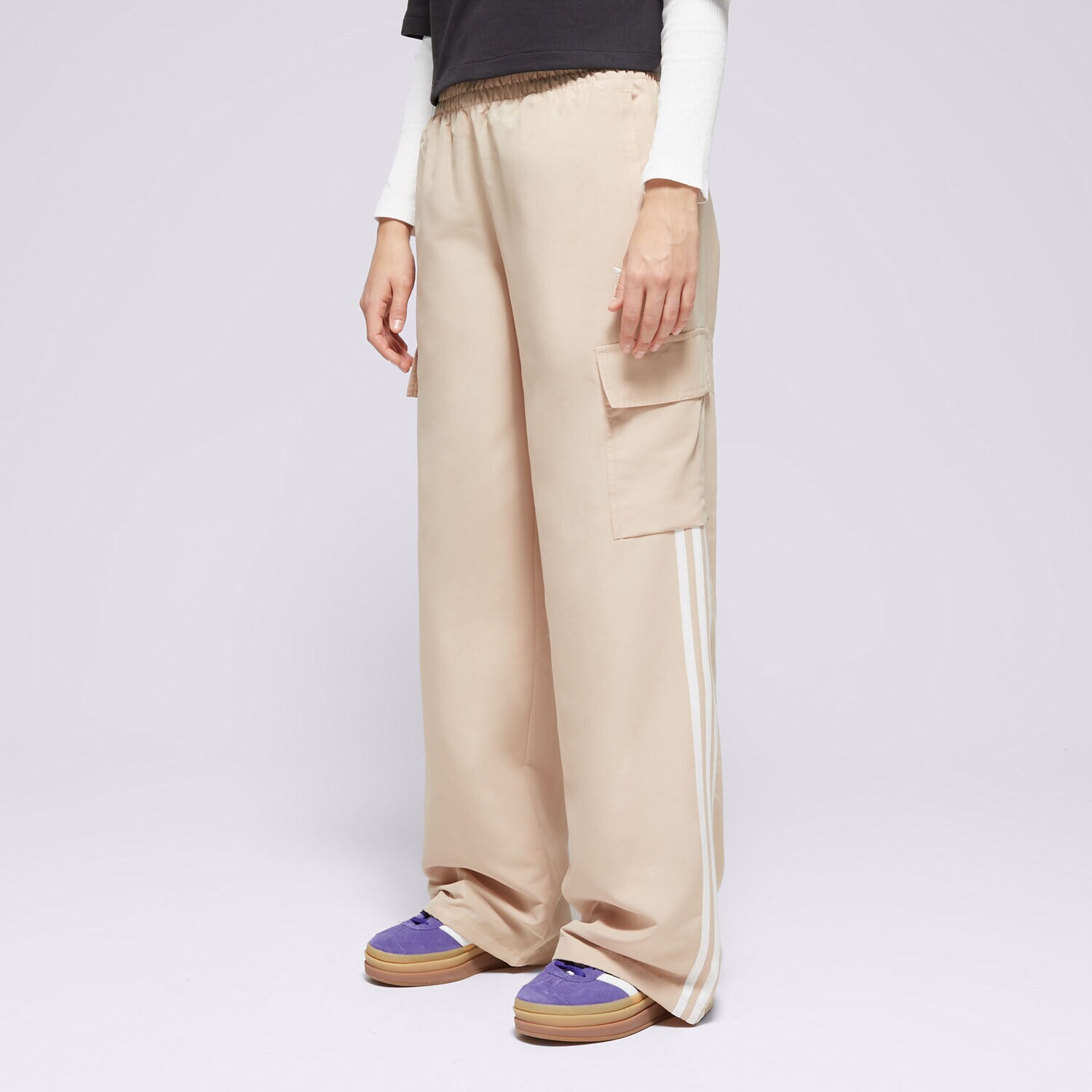 Ženske hlače ADIDAS HLAČE 3S CARGO PANTS IZ0717 bež