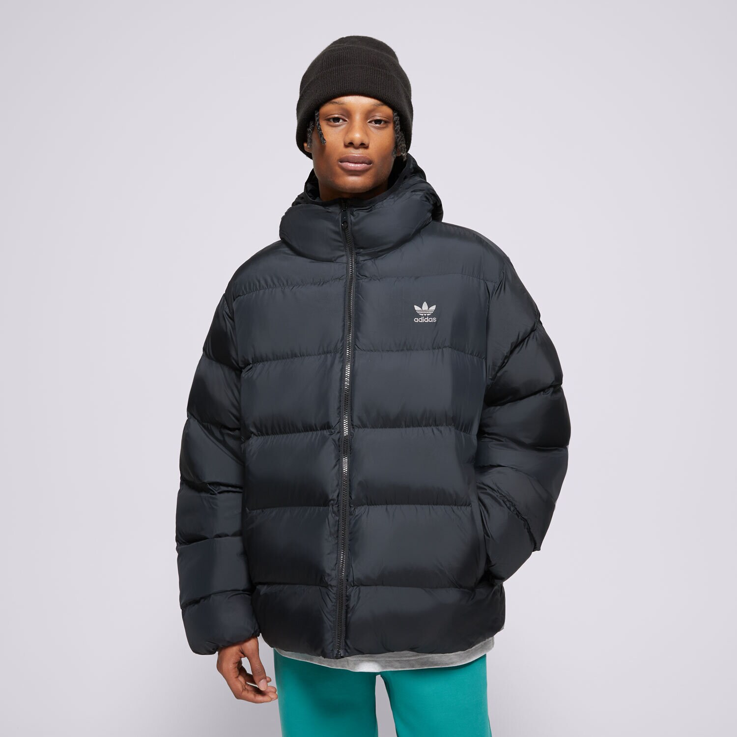 Muške zimske jakne ADIDAS JAKNA ZIMSKA COMMERCIAL PUFF IY3396 crna