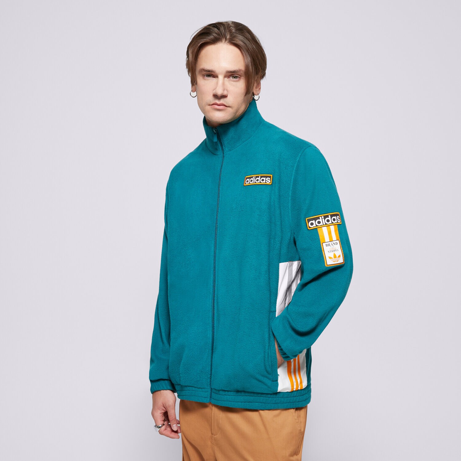 Muške dukserice ADIDAS VESTA RASKOPČANA PF ADIBREAK TT IW5815 zelena