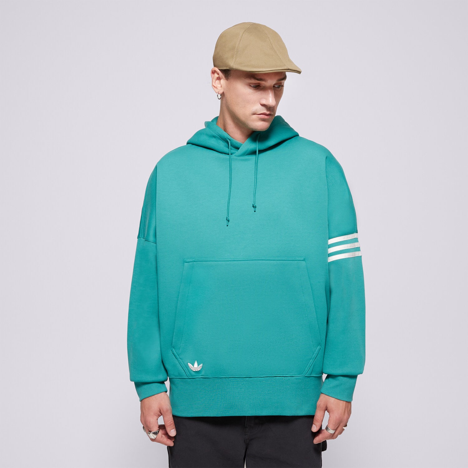 Muške dukserice ADIDAS VESTA S KAPULJAČOM NEU C HD JF9142 zelena